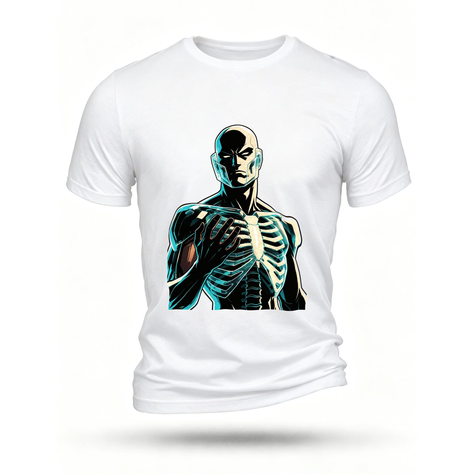White T-shirt, front print