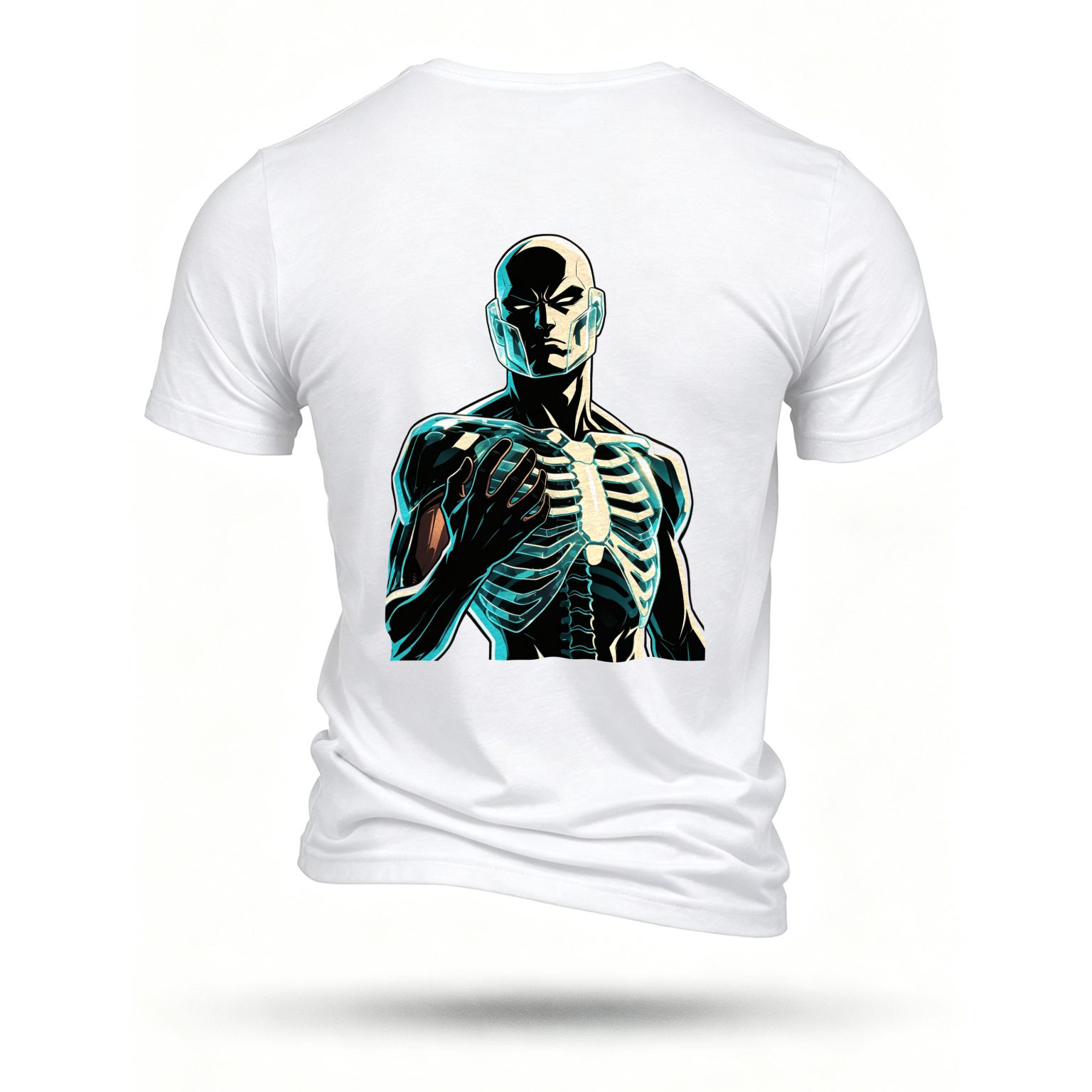 White T-shirt, back print