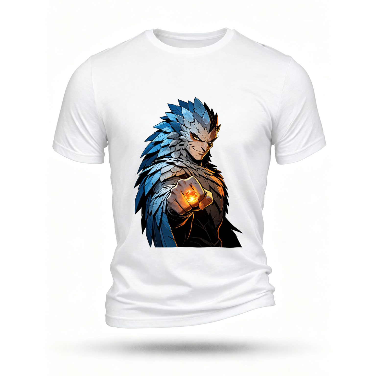 White T-shirt, front print