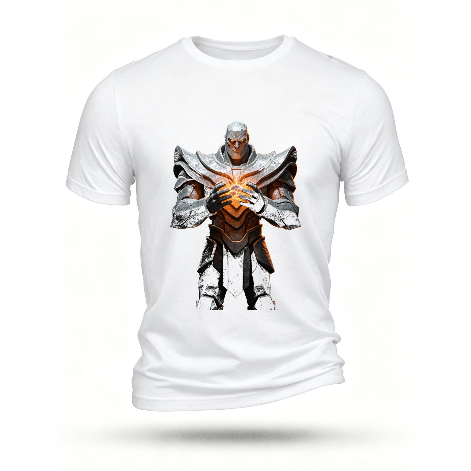 White T-shirt, front print
