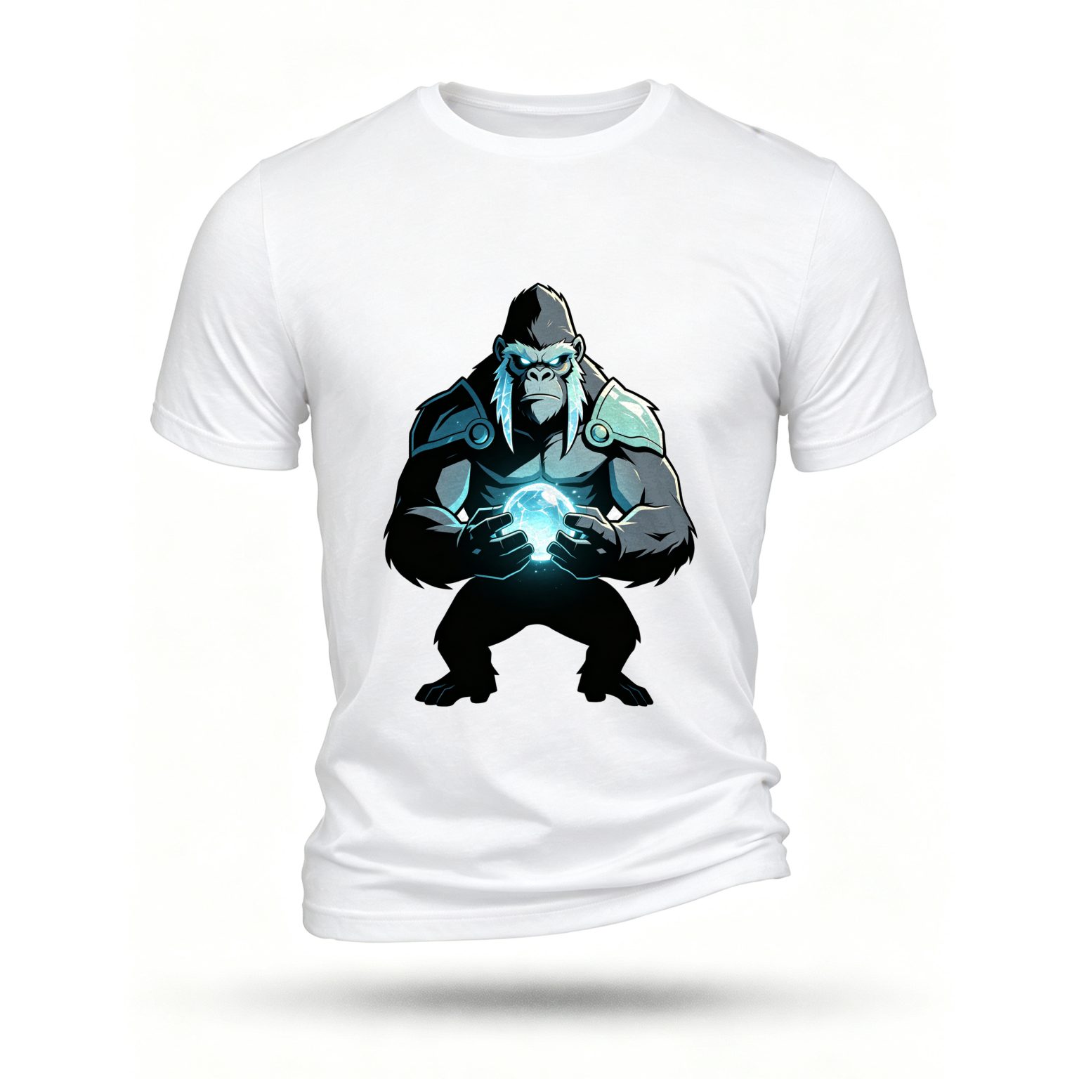 White T-shirt, front print