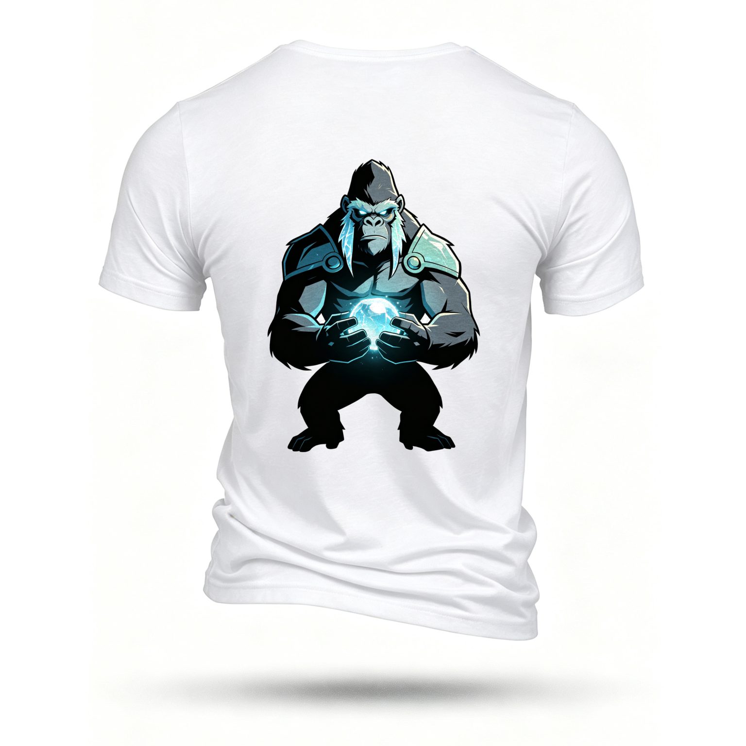 White T-shirt, back print