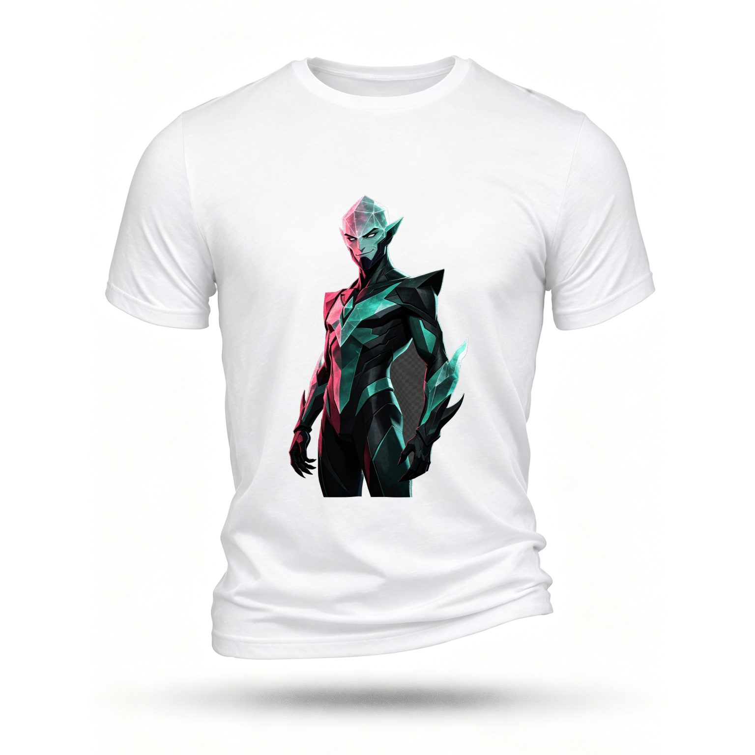 White T-shirt, front print