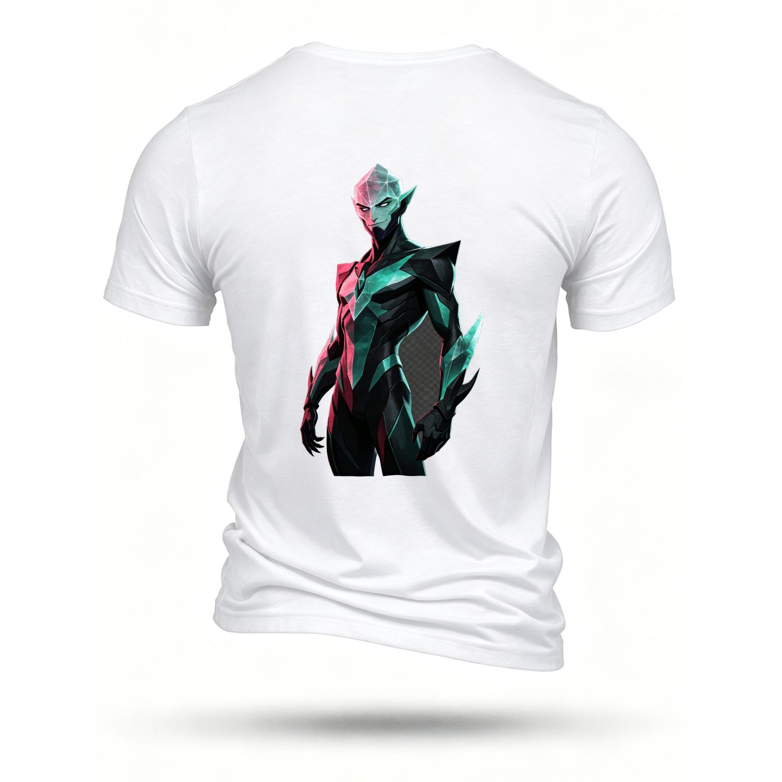 White T-shirt, back print