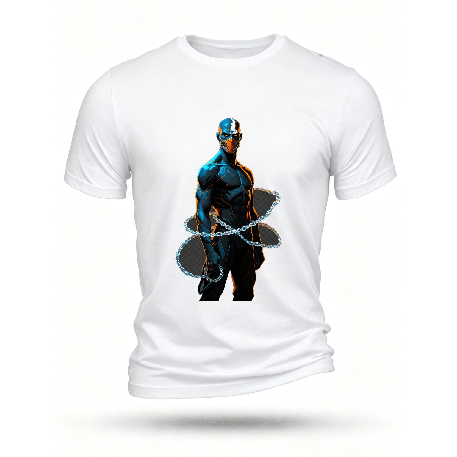 White T-shirt, front print
