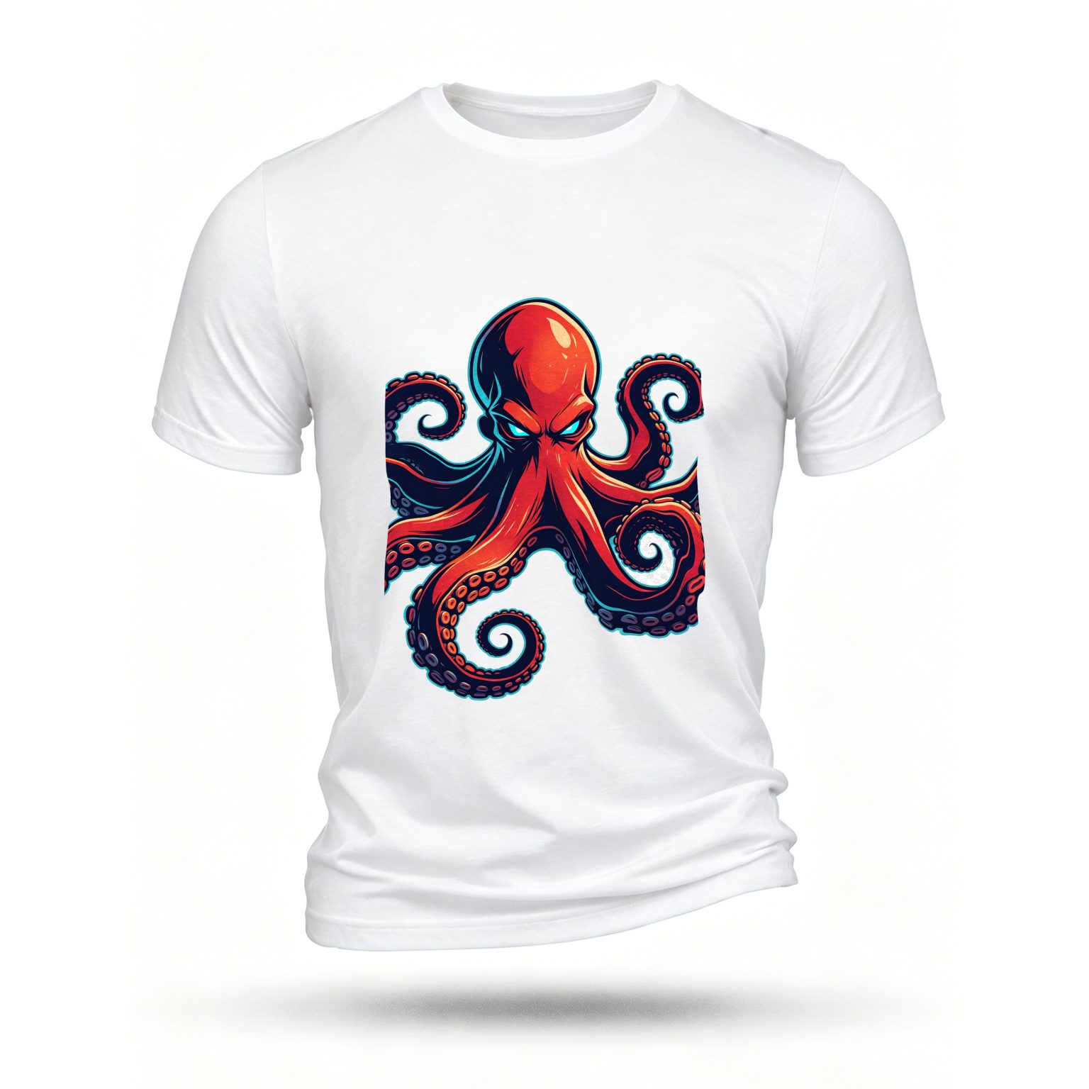 White T-shirt, front print
