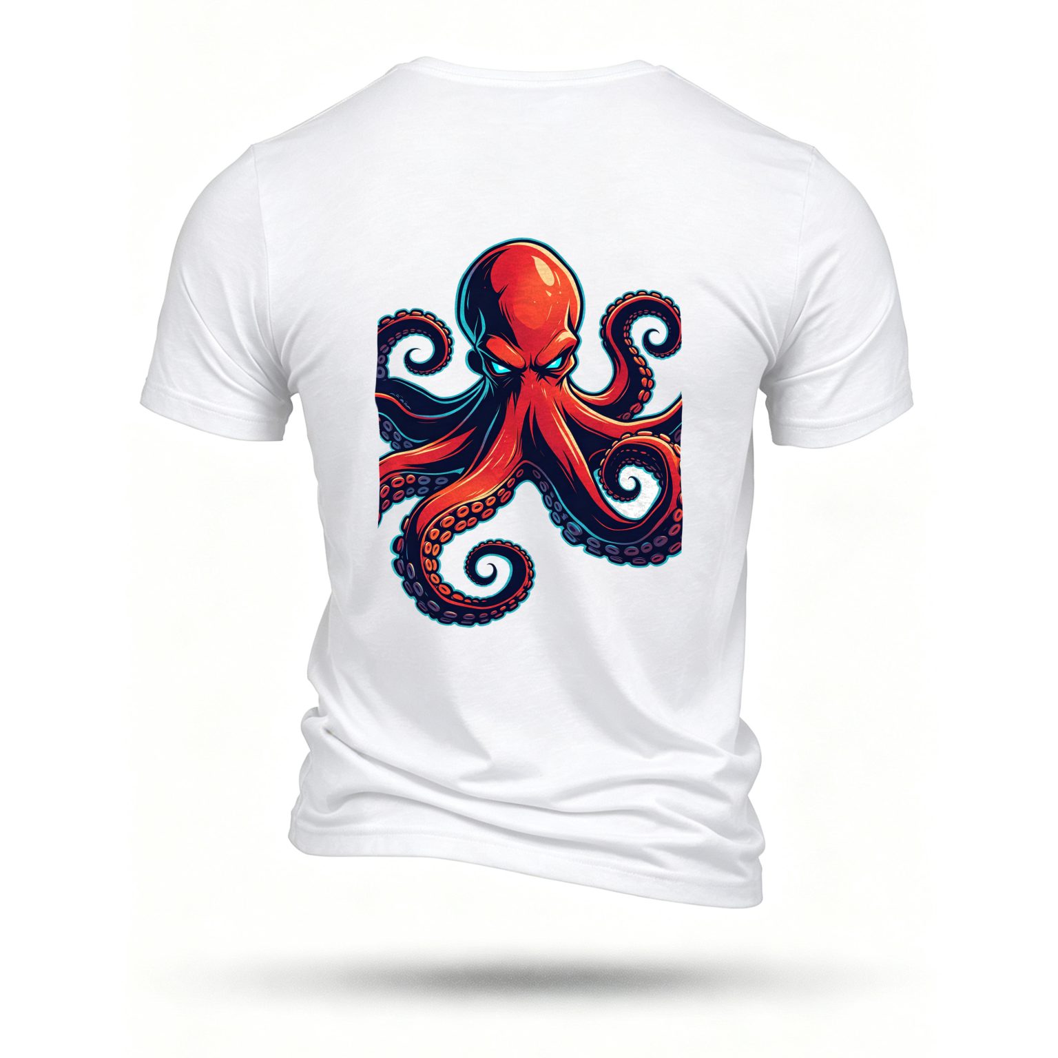 White T-shirt, back print