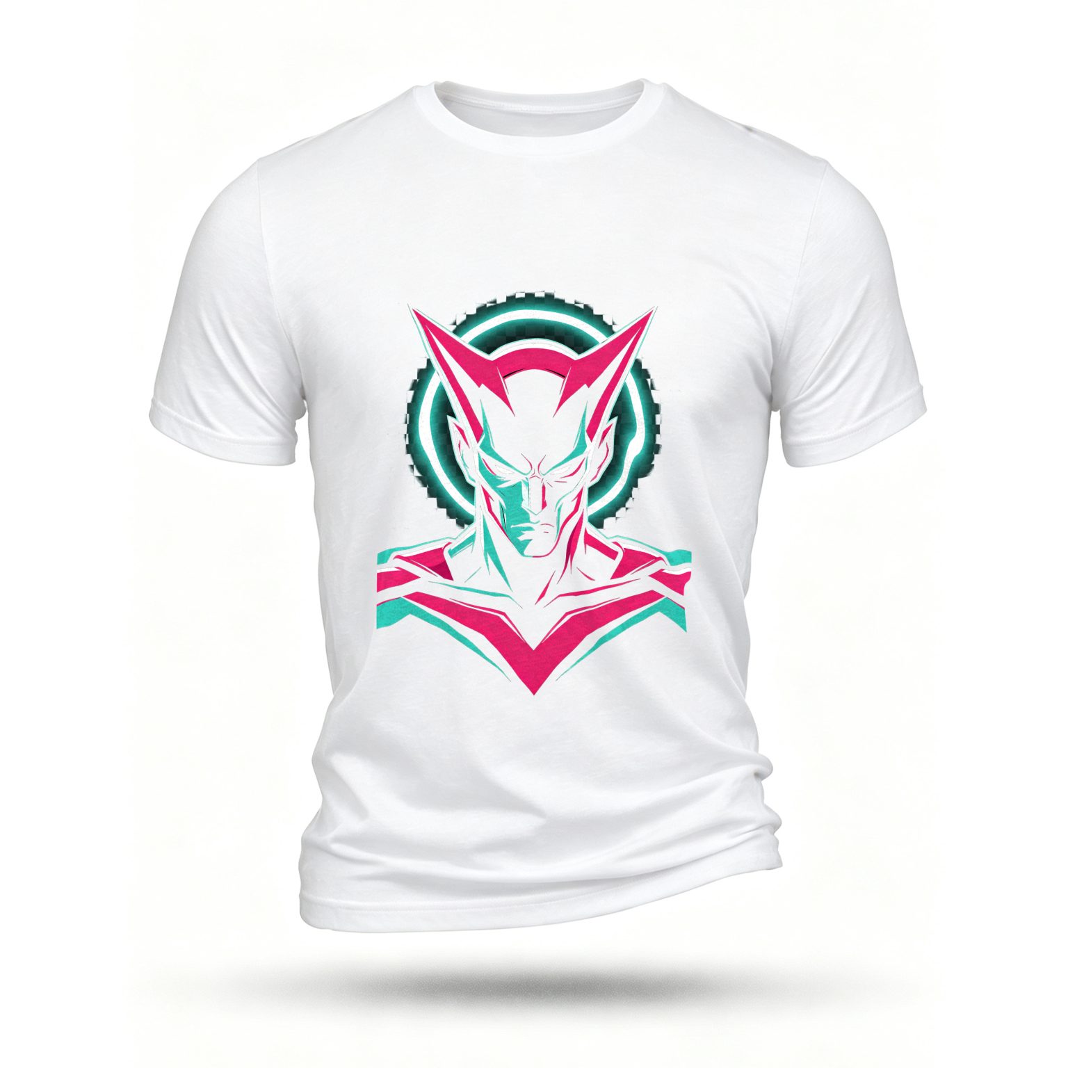 White T-shirt, front print