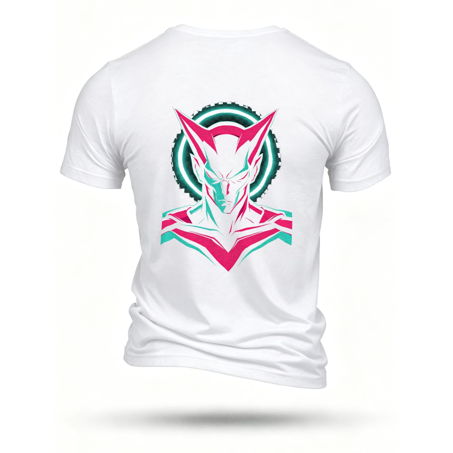 White T-shirt, back print