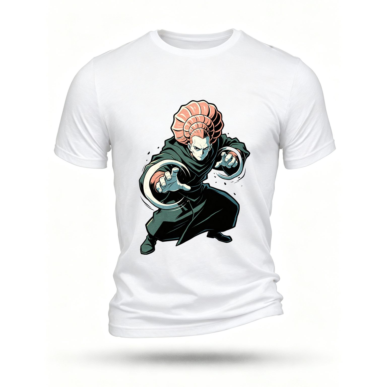 White T-shirt, front print