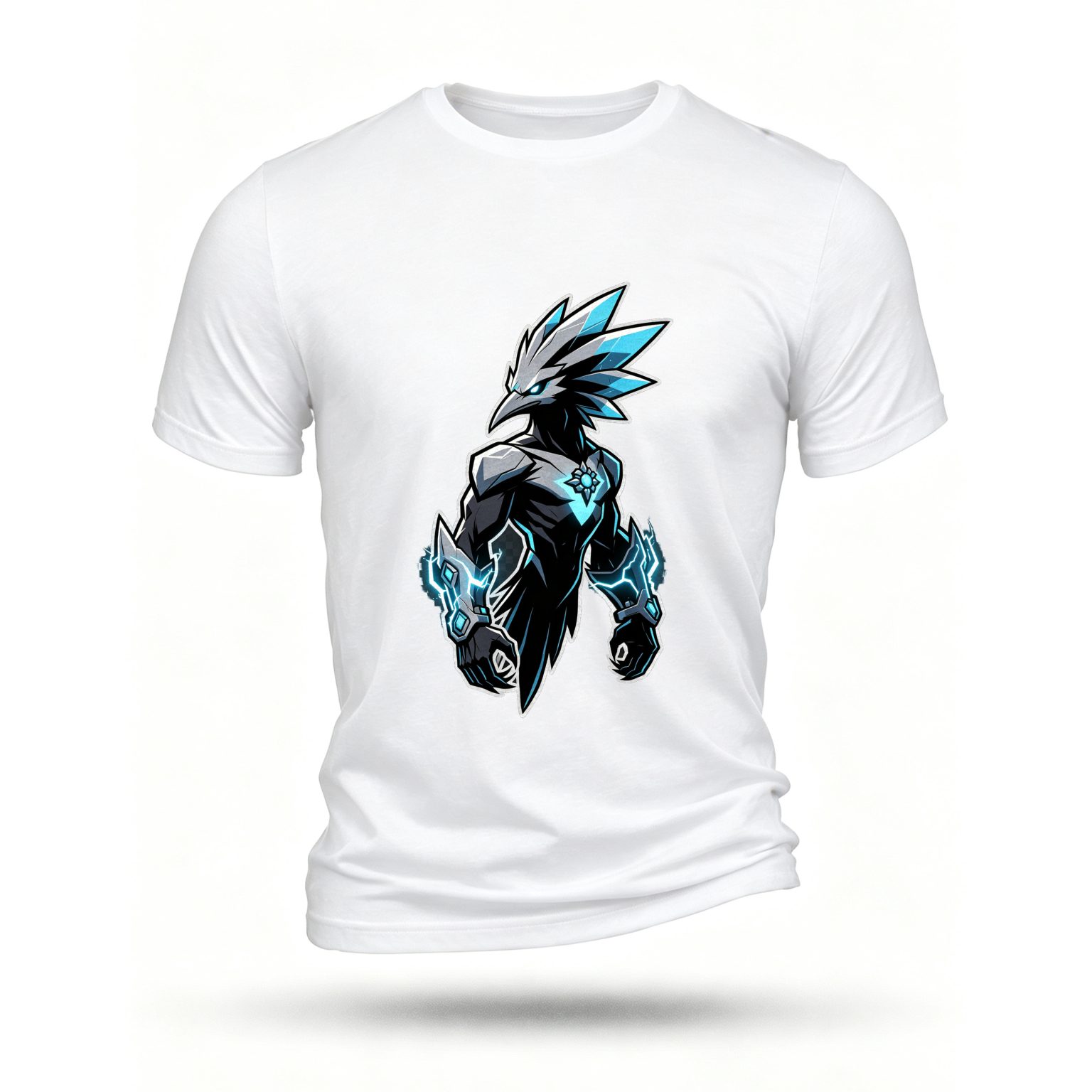 White T-shirt, front print