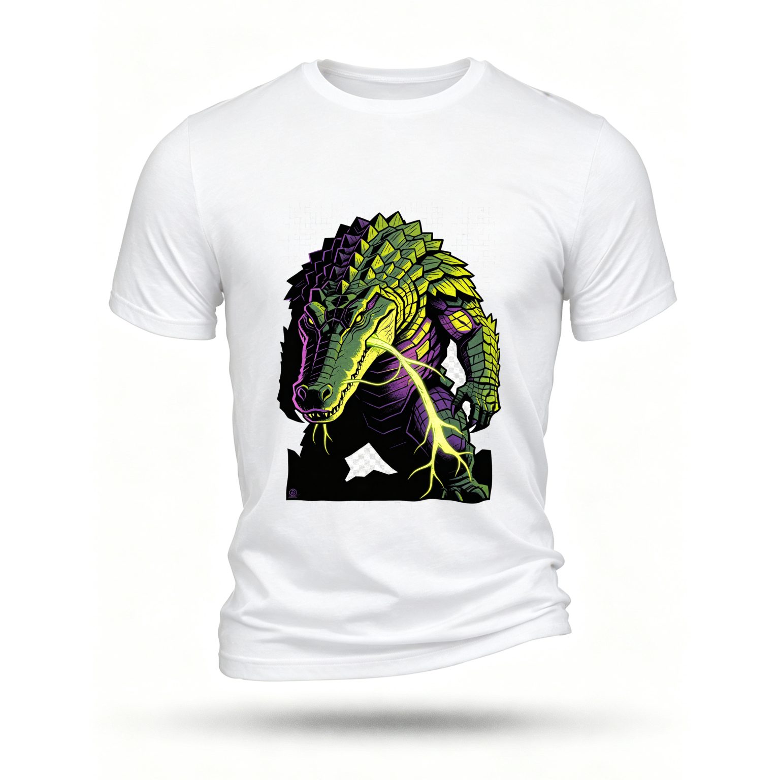 White T-shirt, front print