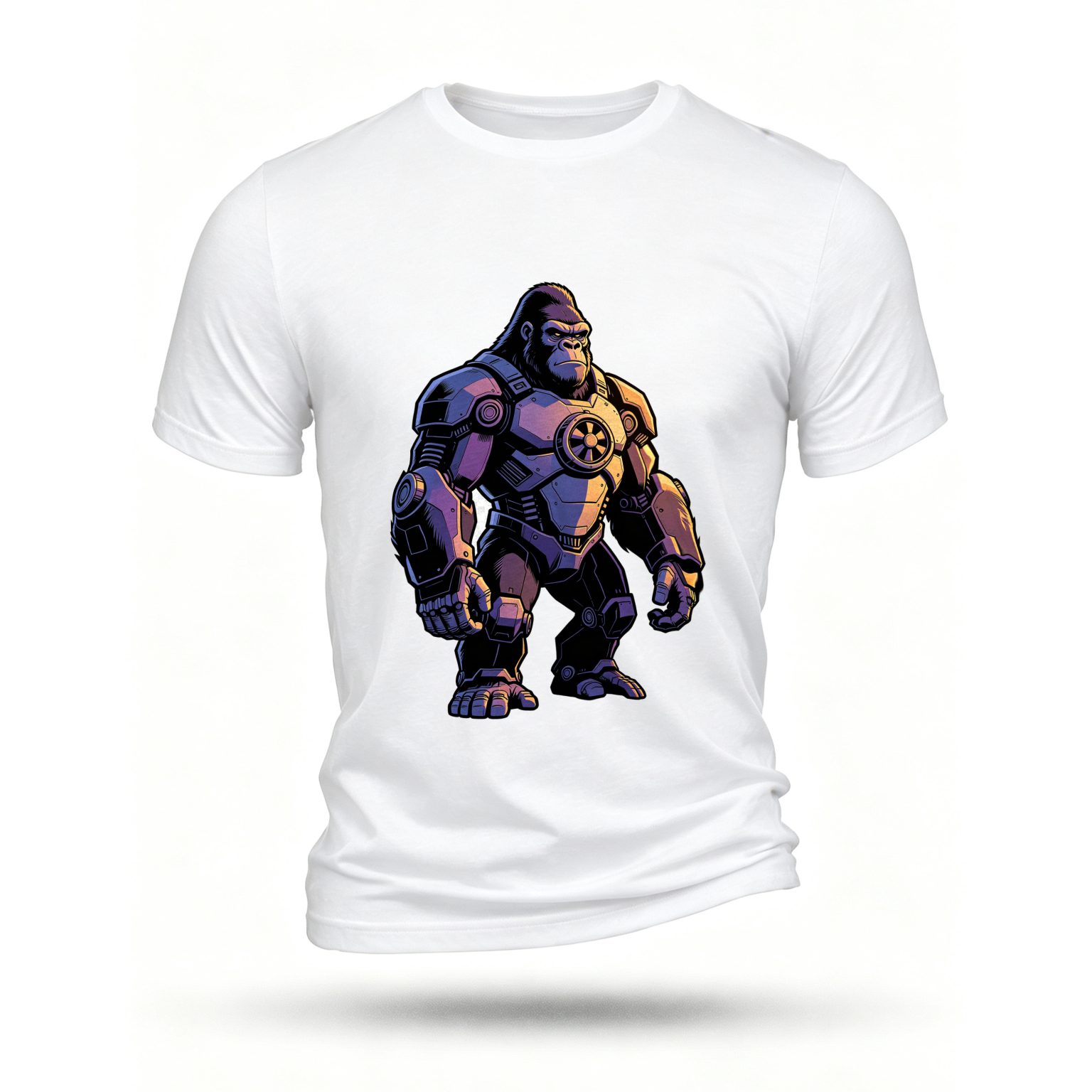 White T-shirt, front print