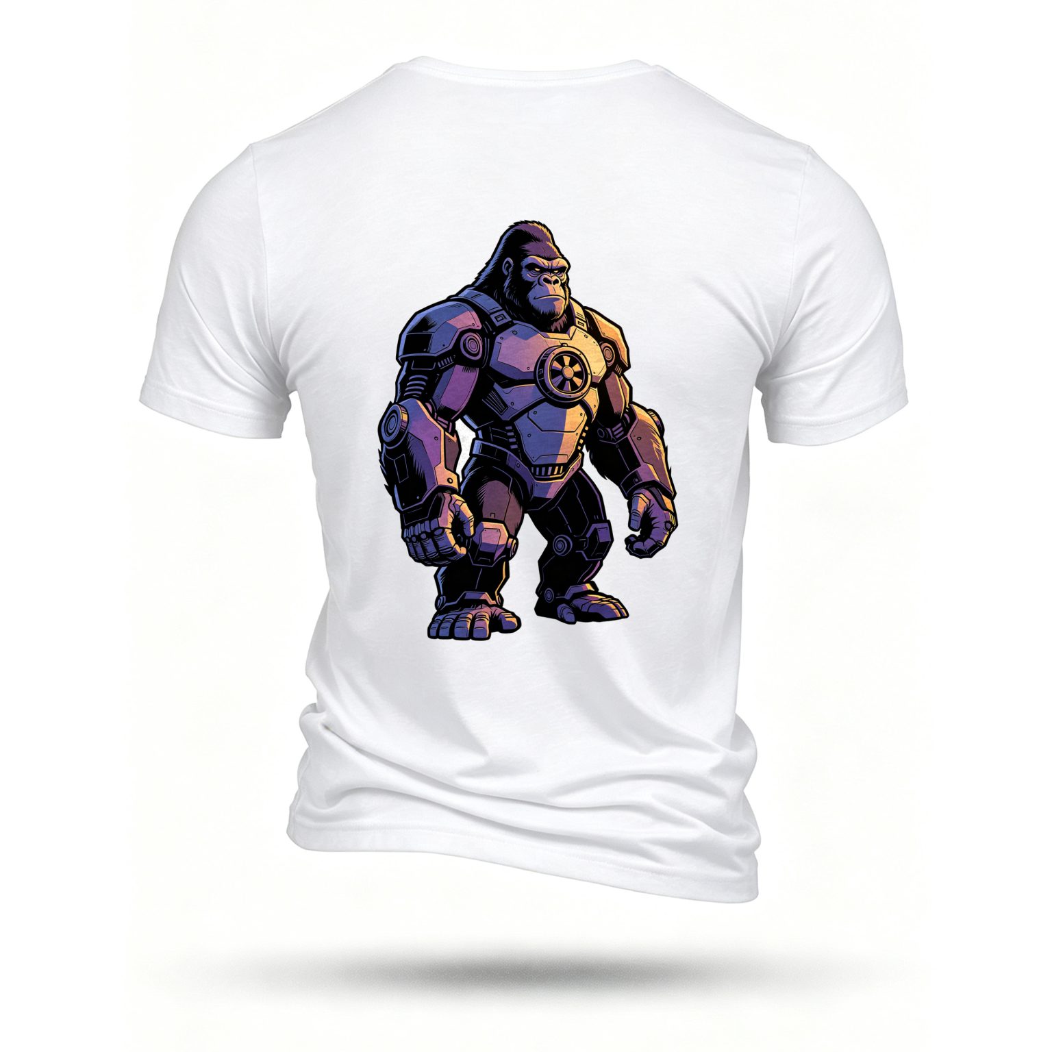 White T-shirt, back print
