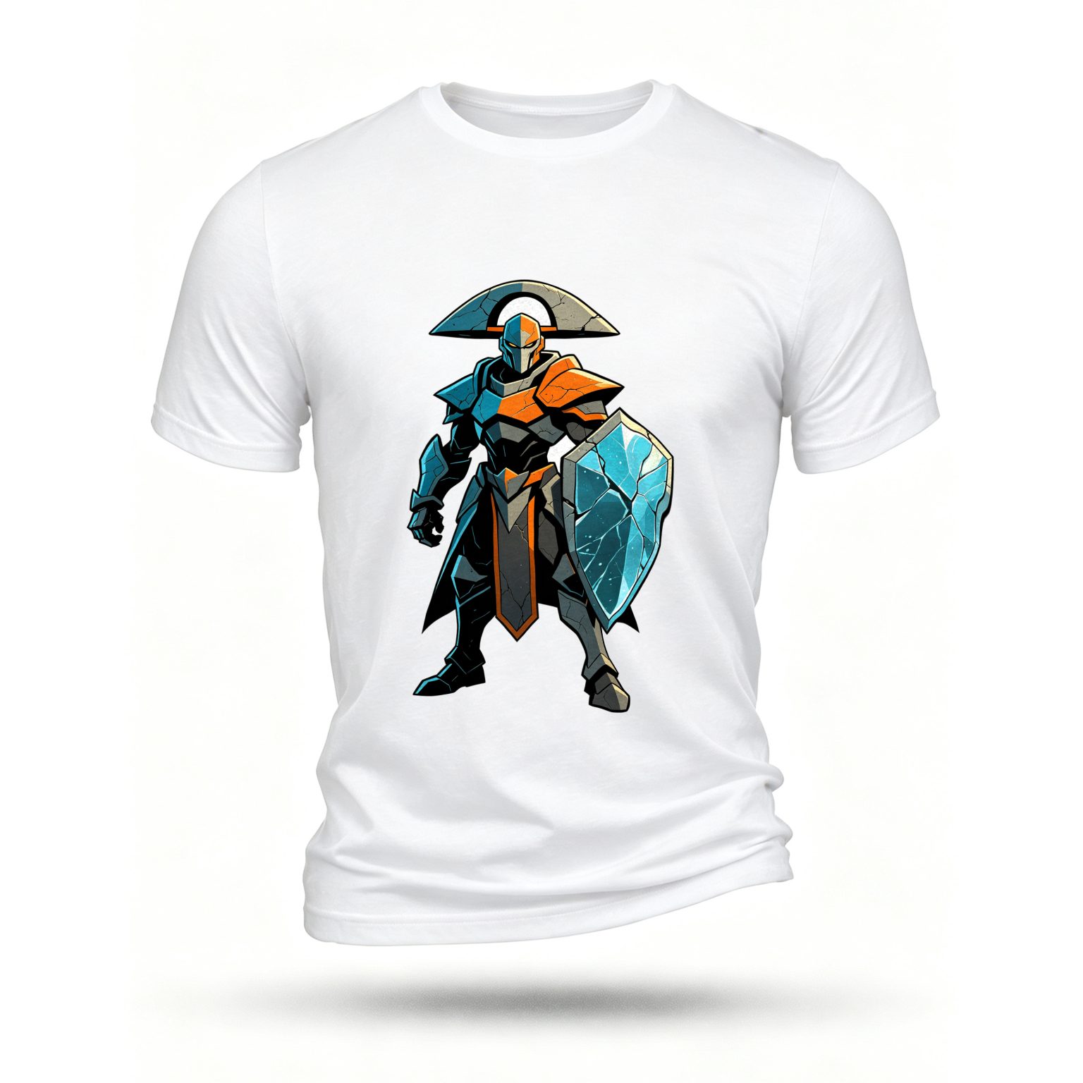 White T-shirt, front print