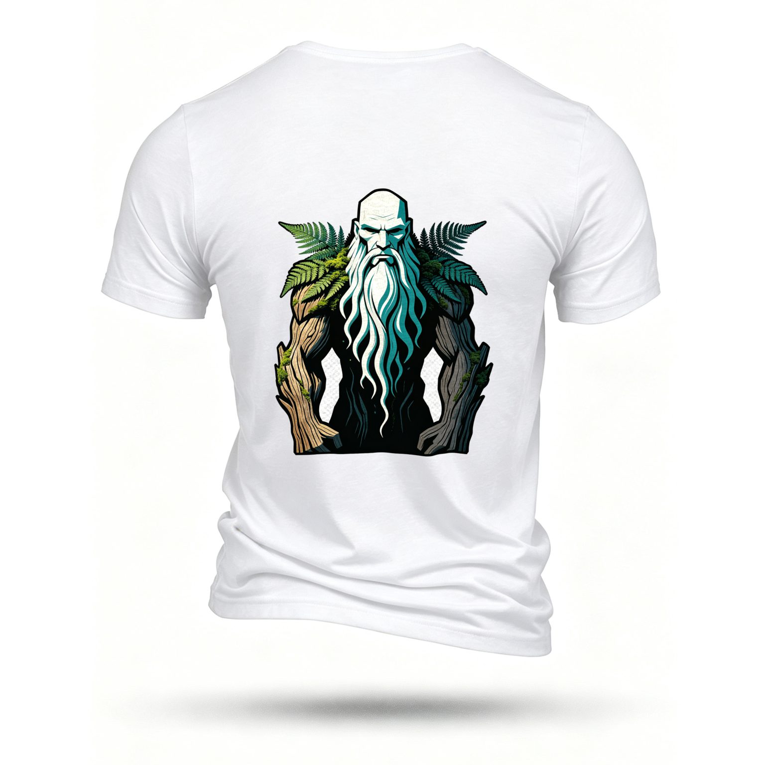 White T-shirt, back print