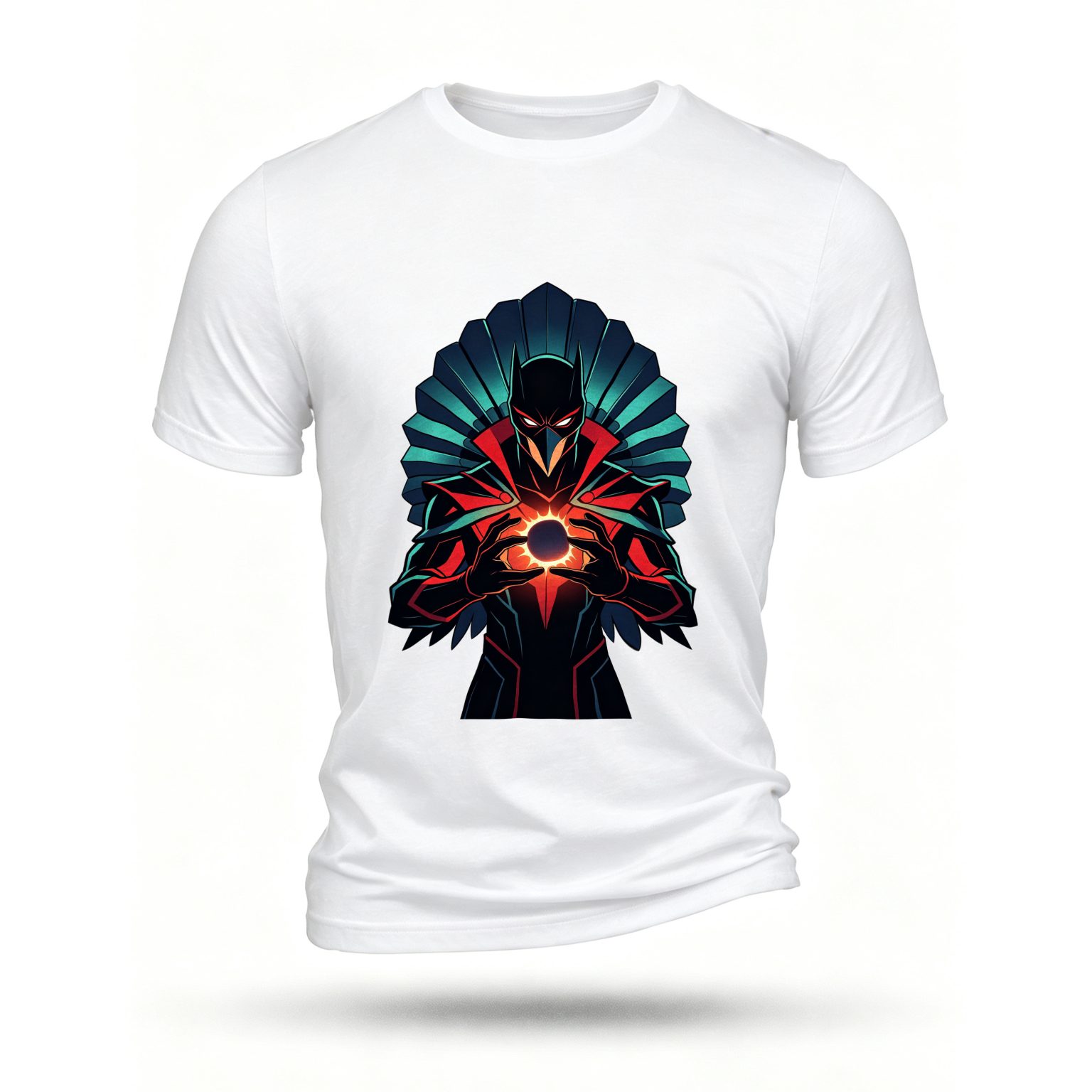 White T-shirt, front print