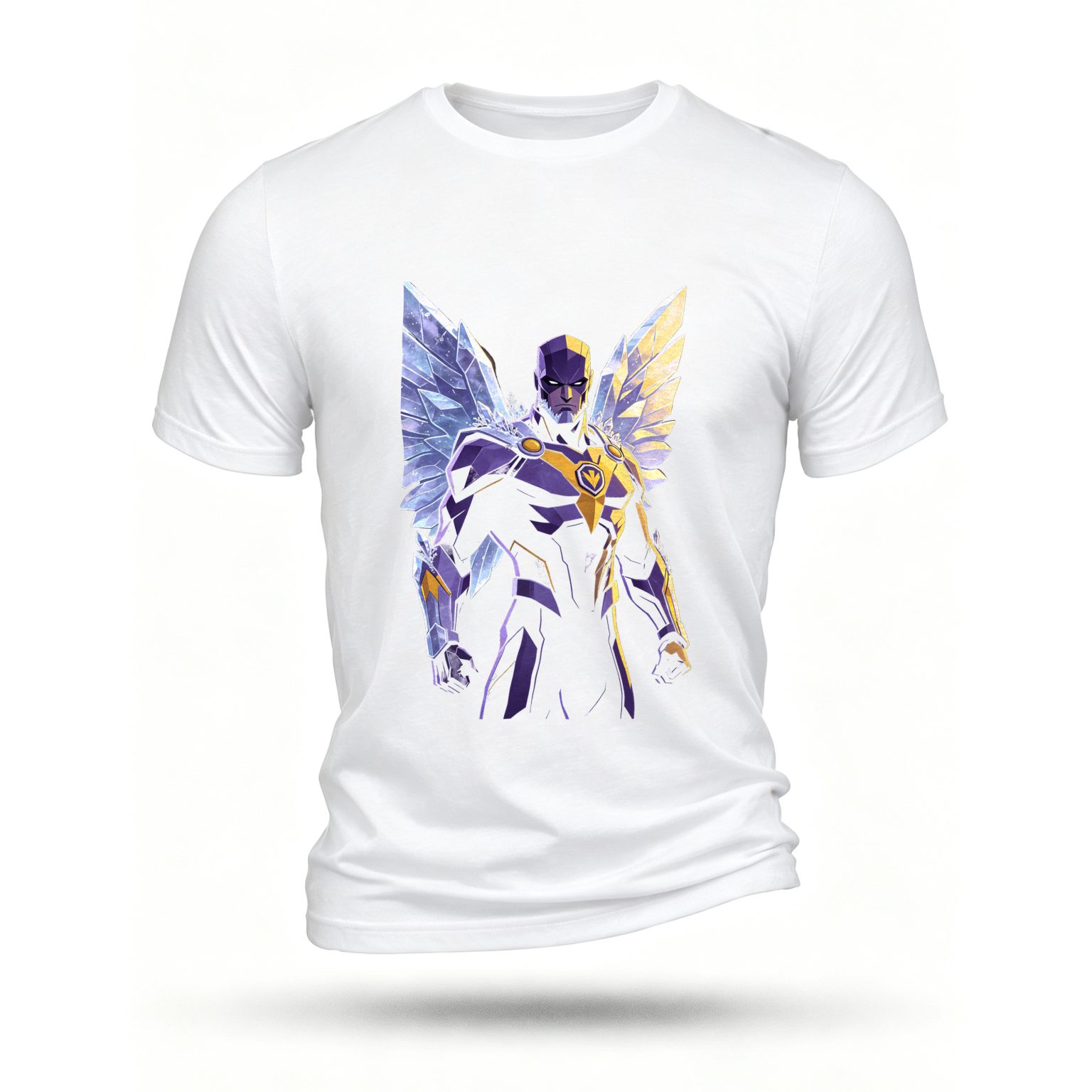White T-shirt, front print