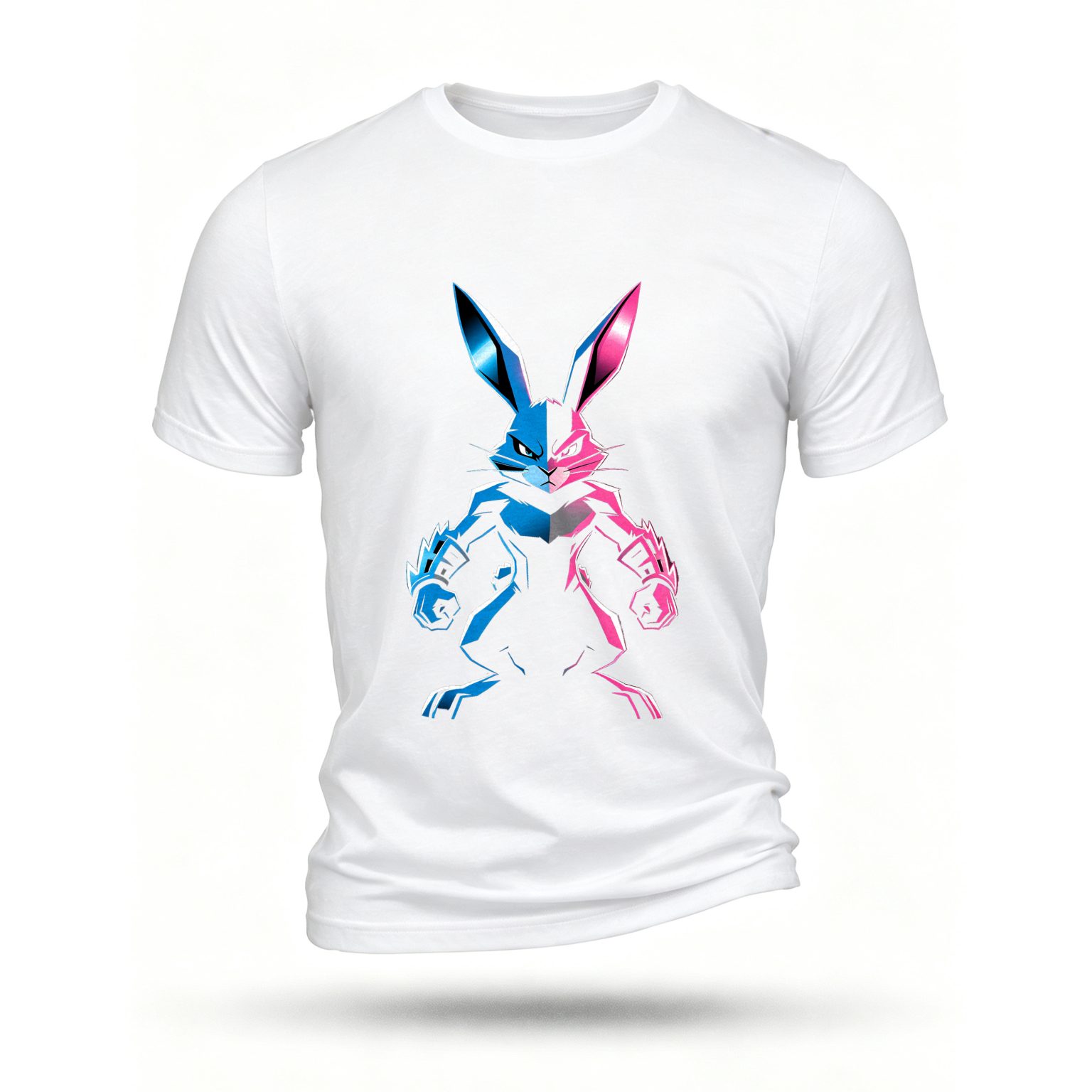 White T-shirt, front print