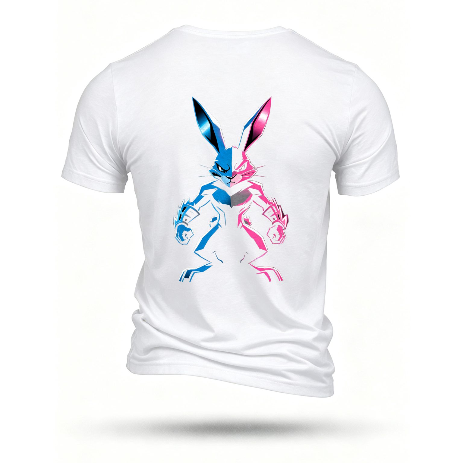 White T-shirt, back print