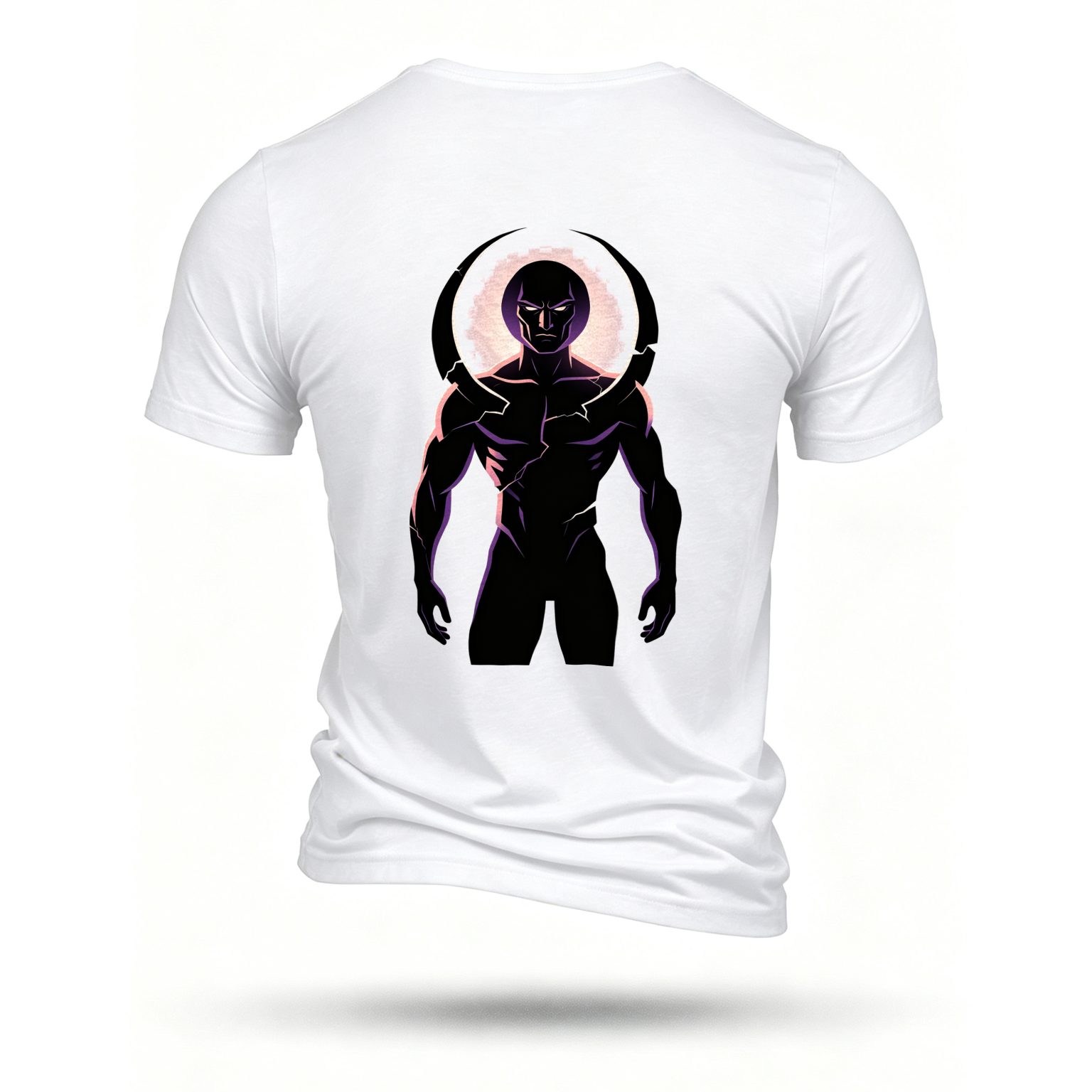 White T-shirt, back print