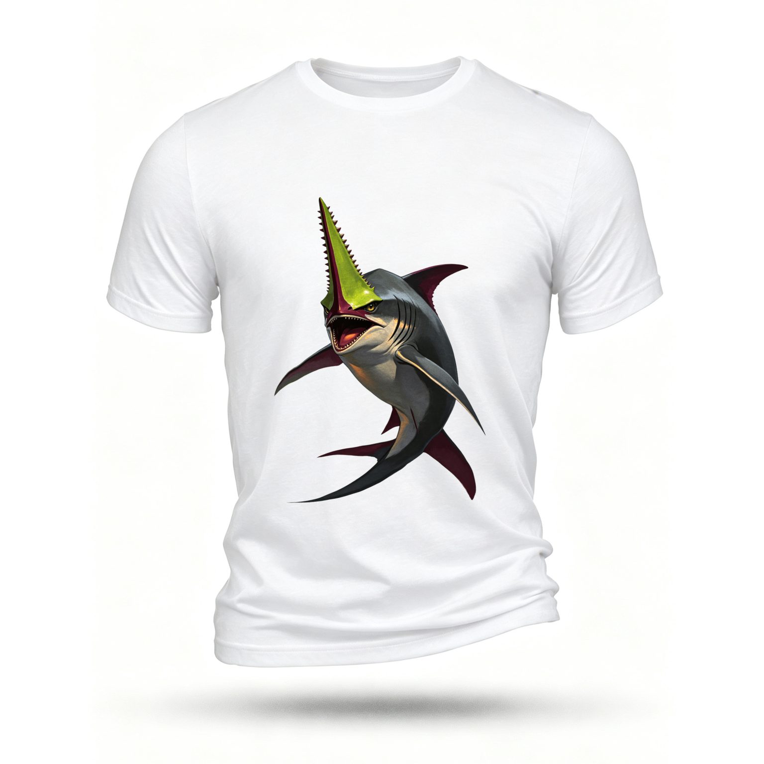White T-shirt, front print
