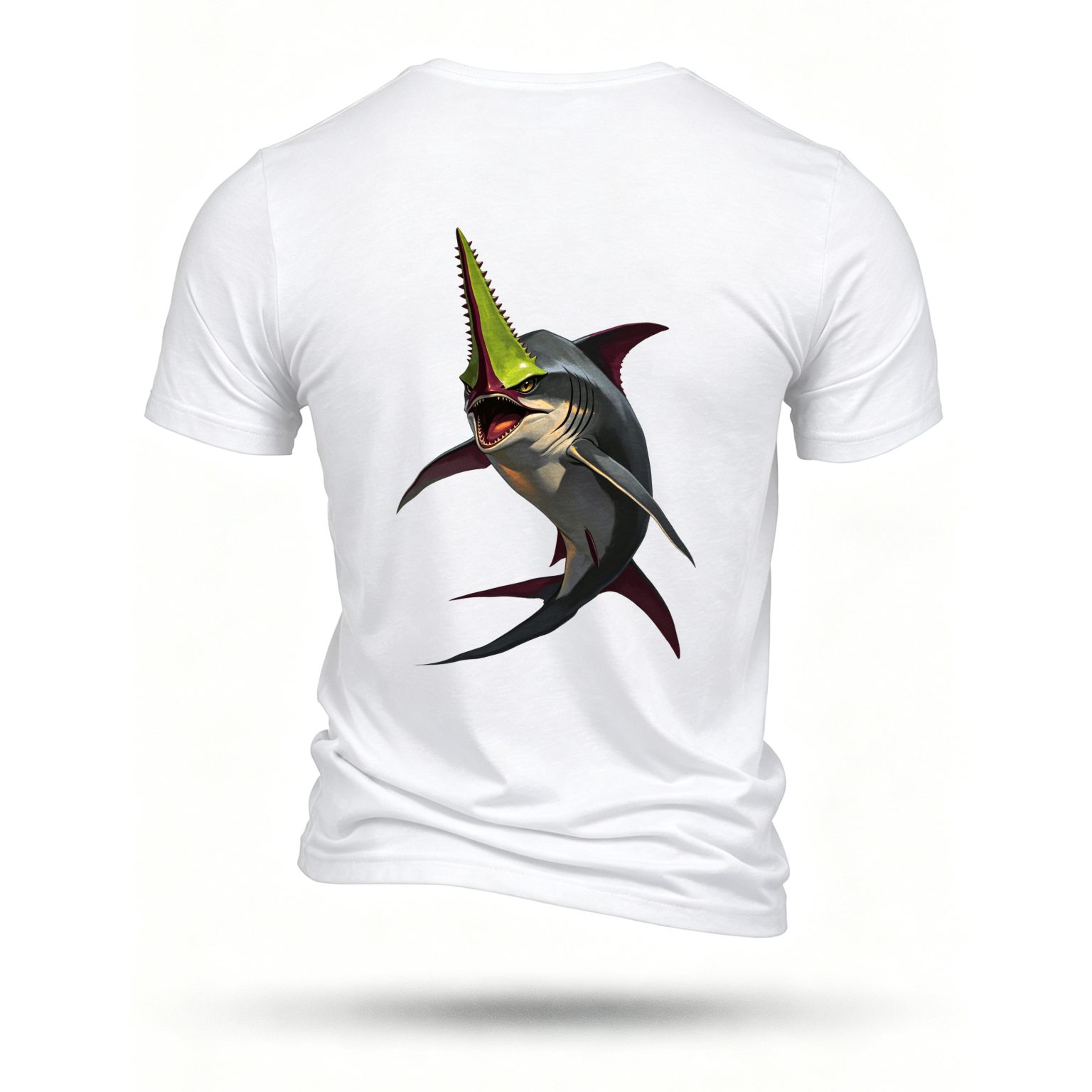 White T-shirt, back print