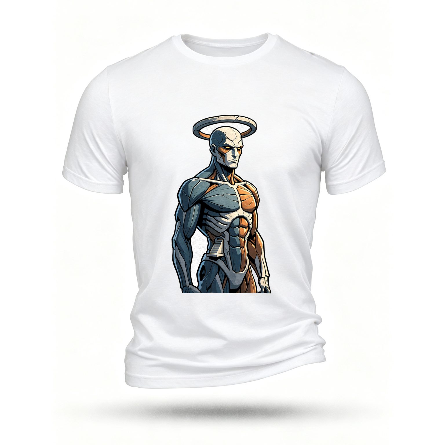 White T-shirt, front print