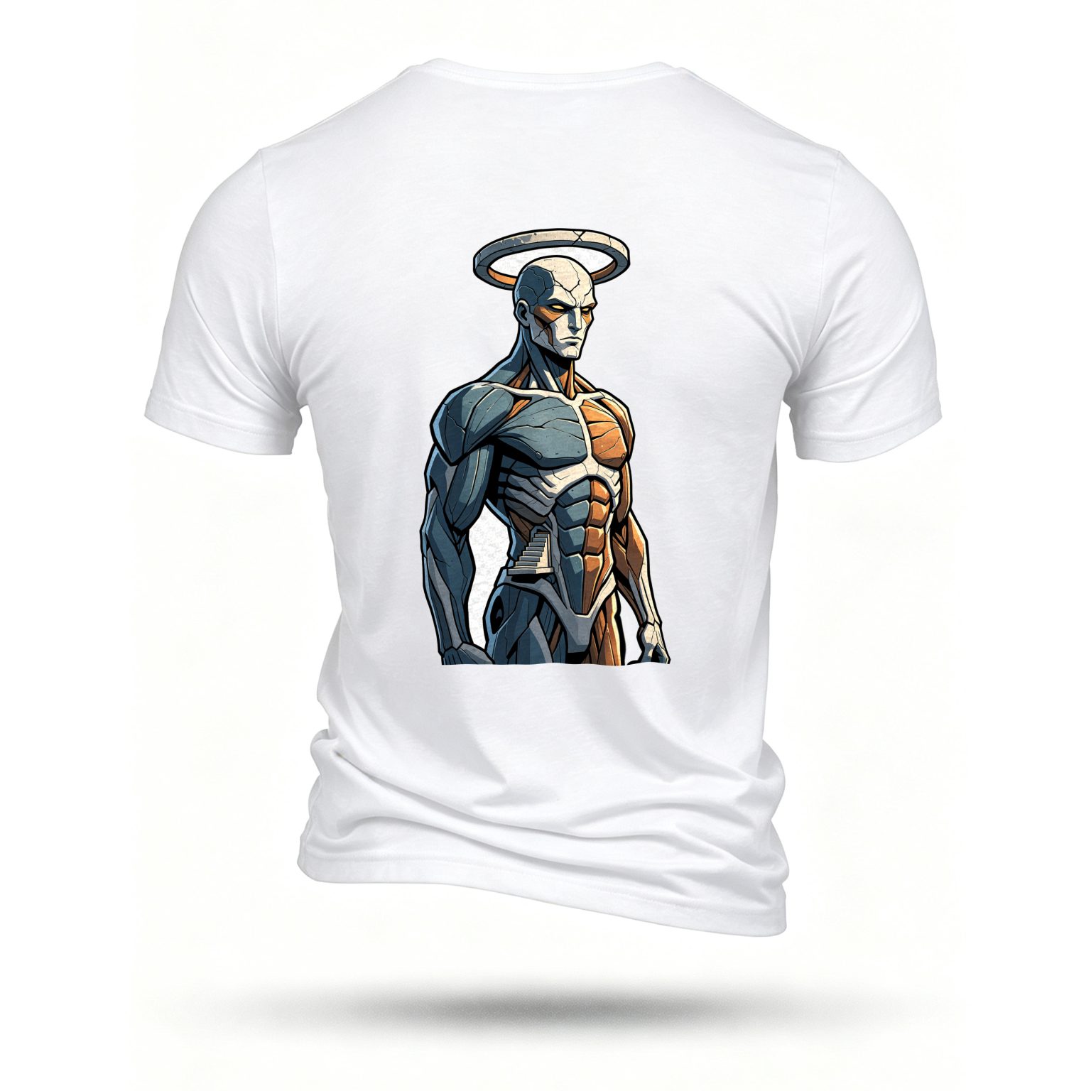 White T-shirt, back print