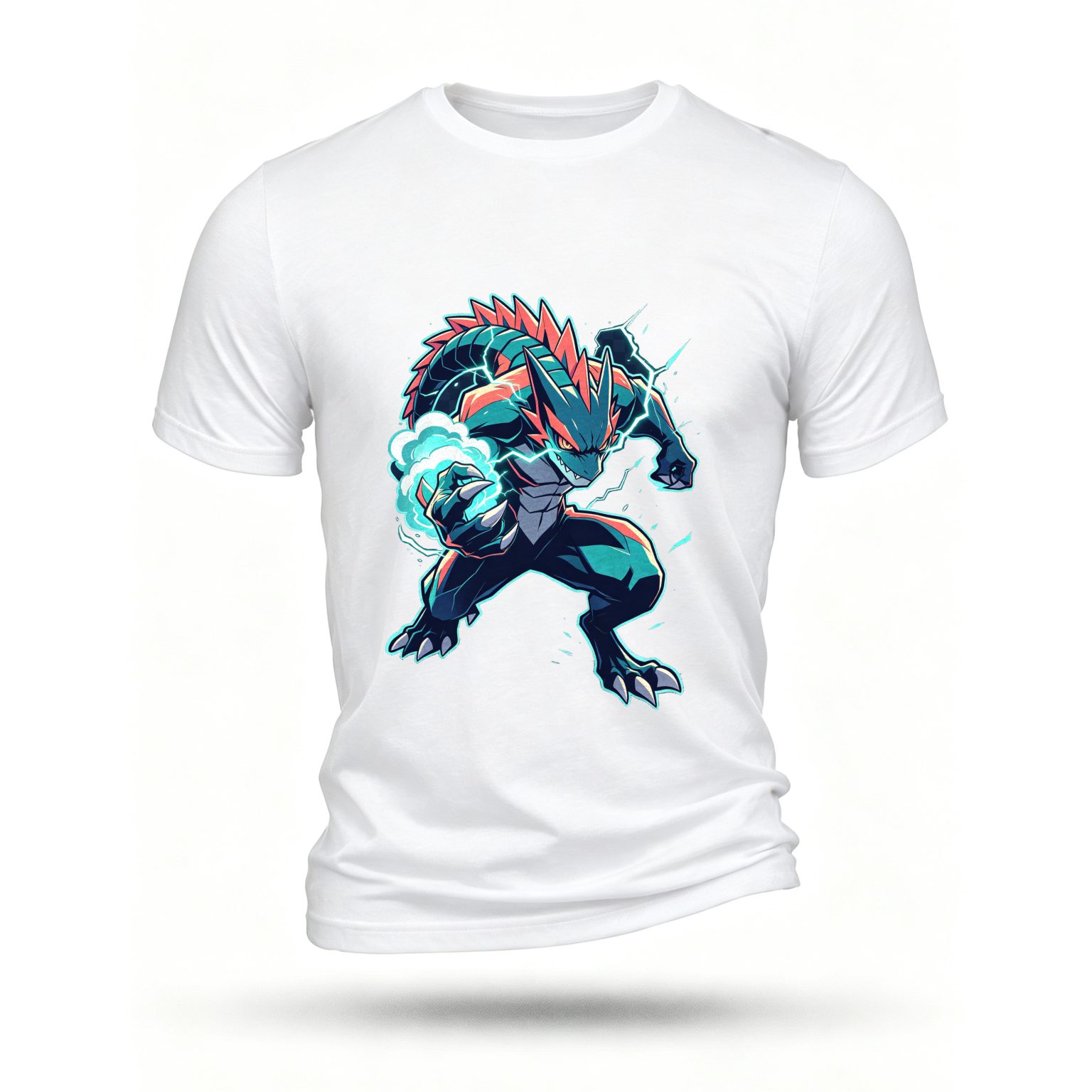 White T-shirt, front print