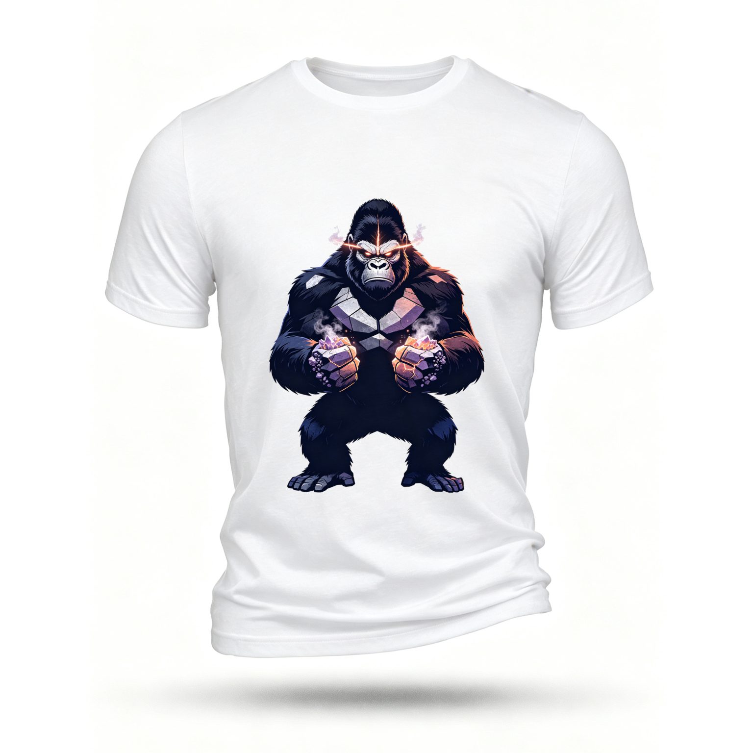 White T-shirt, front print