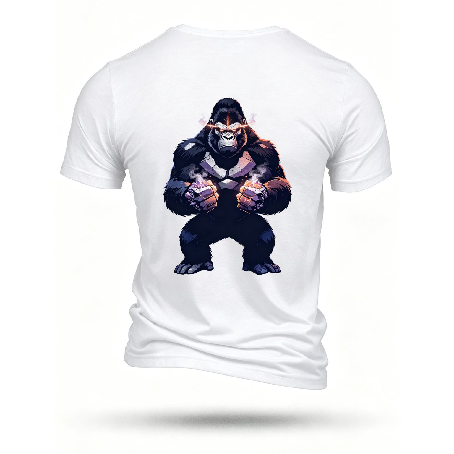 White T-shirt, back print