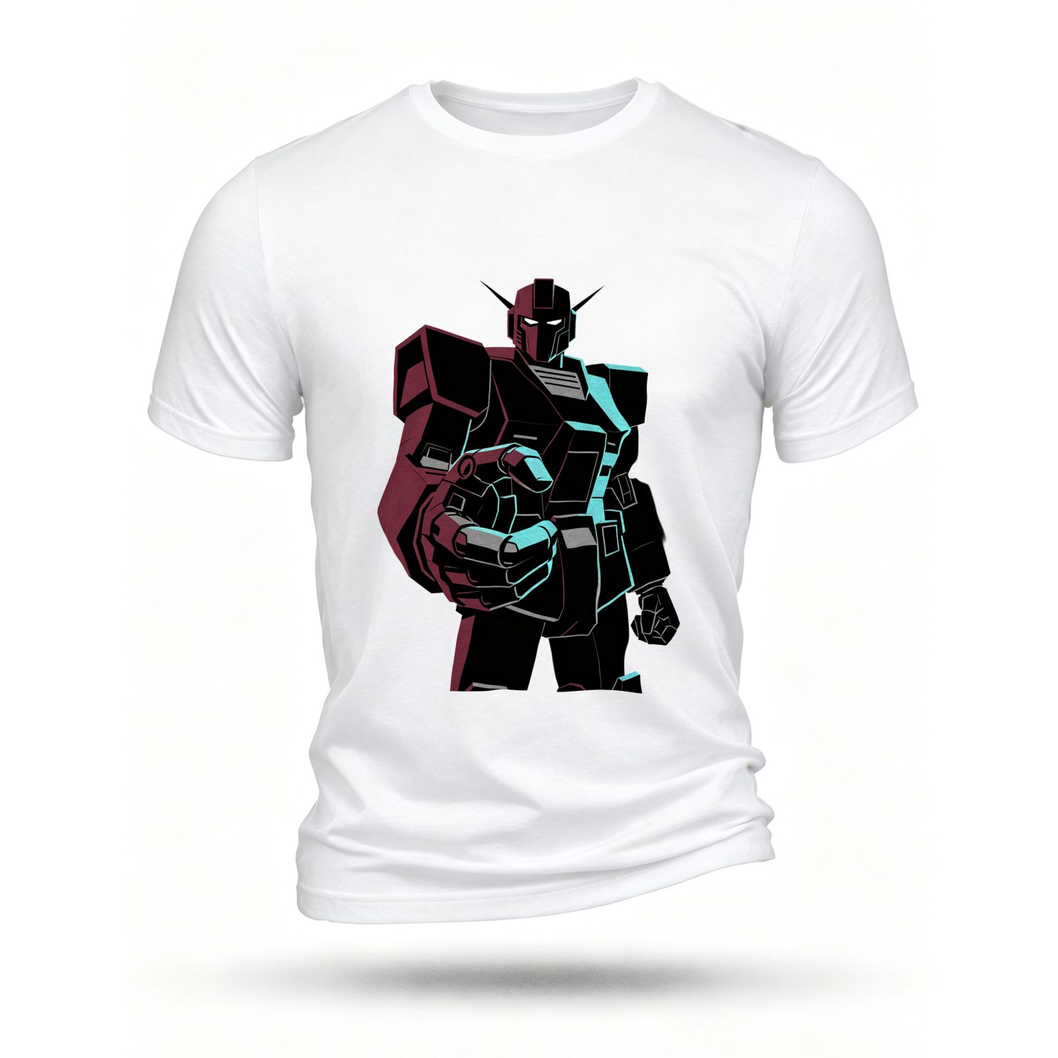White T-shirt, front print