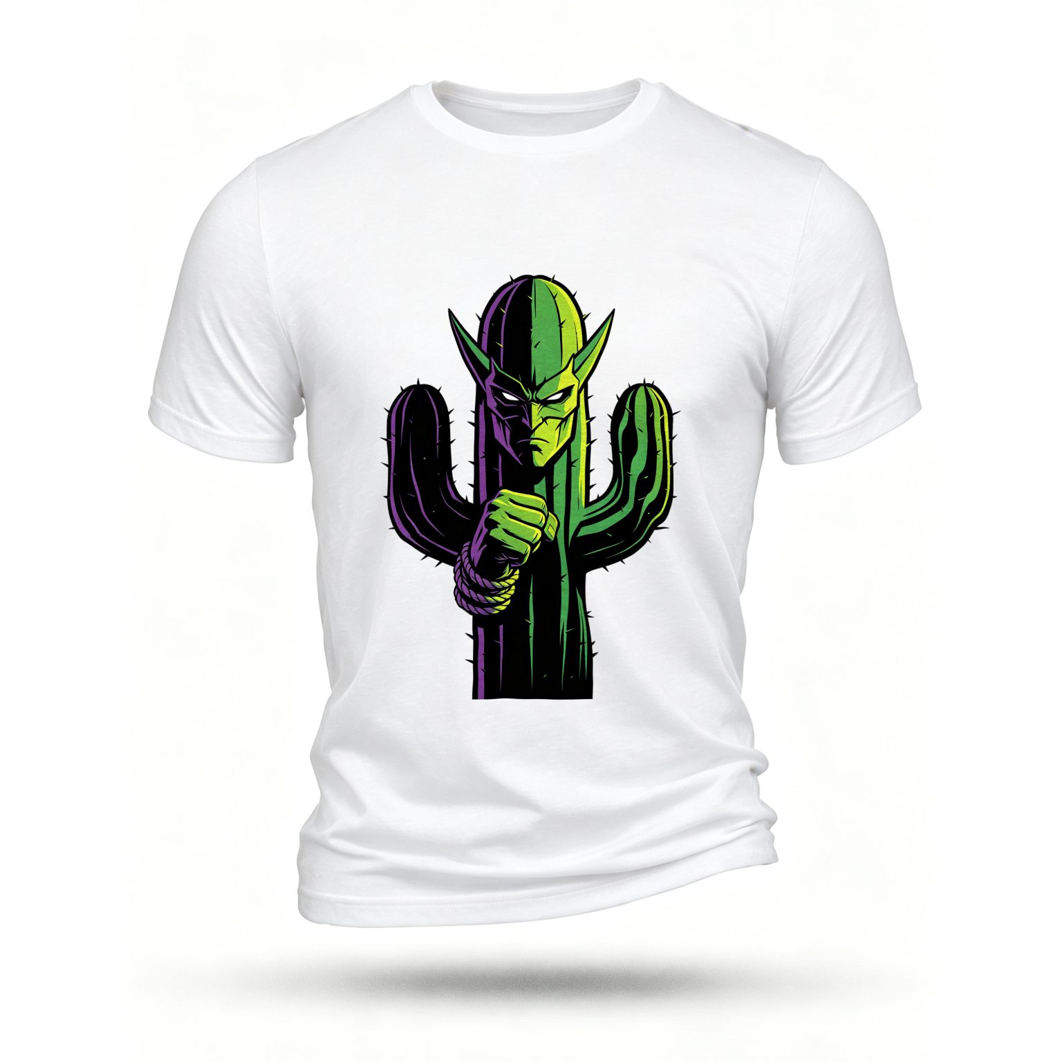 White T-shirt, front print