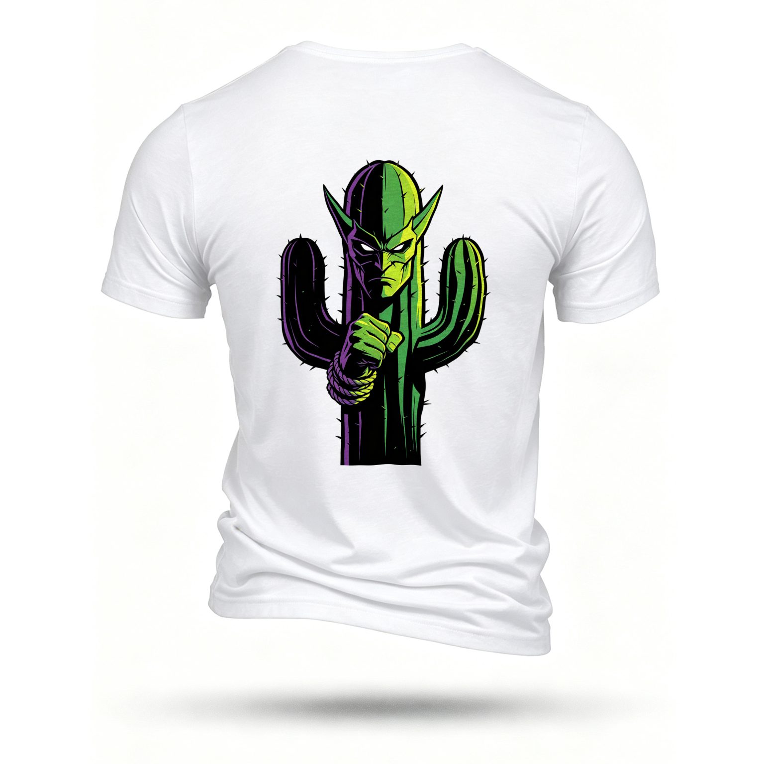 White T-shirt, back print