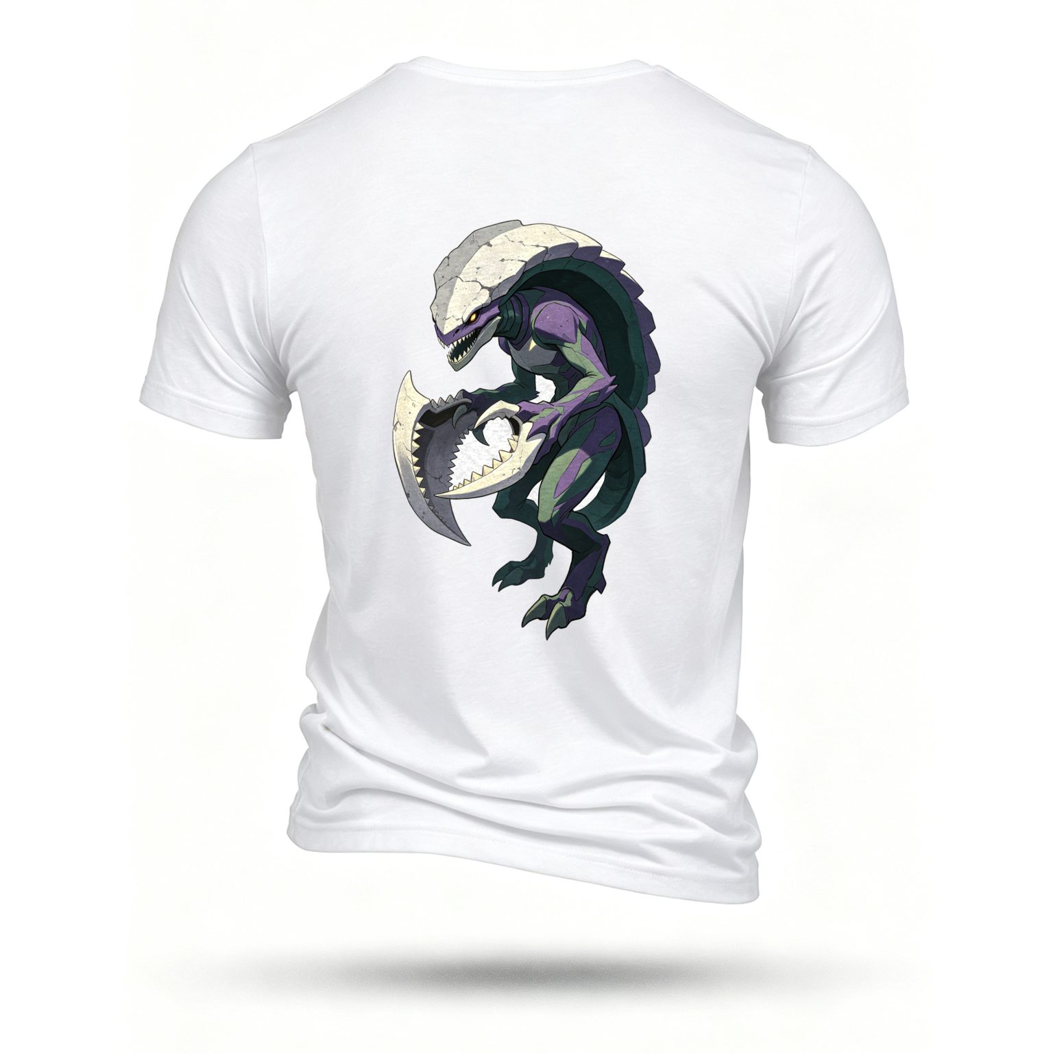 White T-shirt, back print