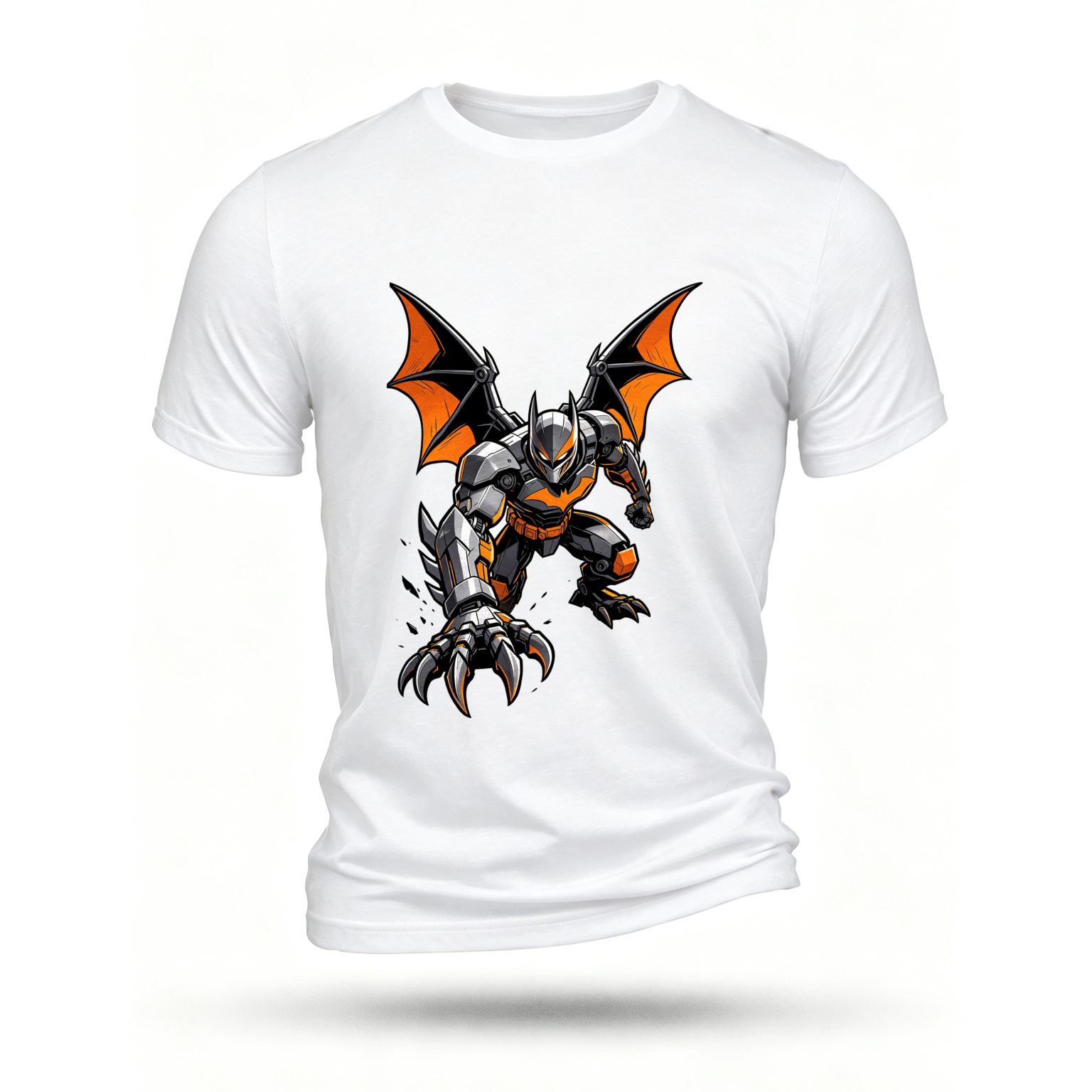 White T-shirt, front print