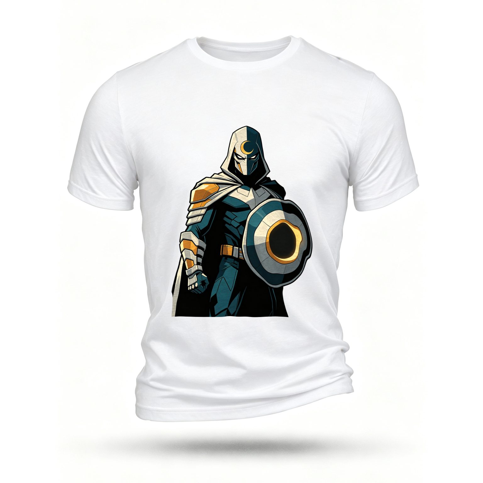 White T-shirt, front print