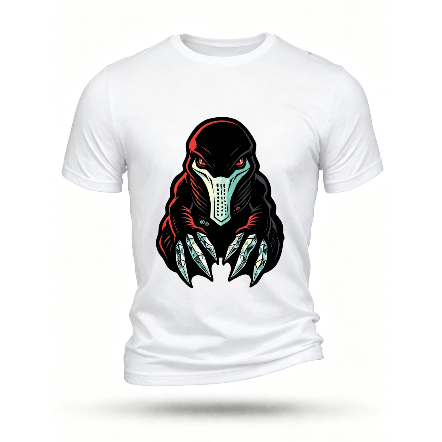 White T-shirt, front print