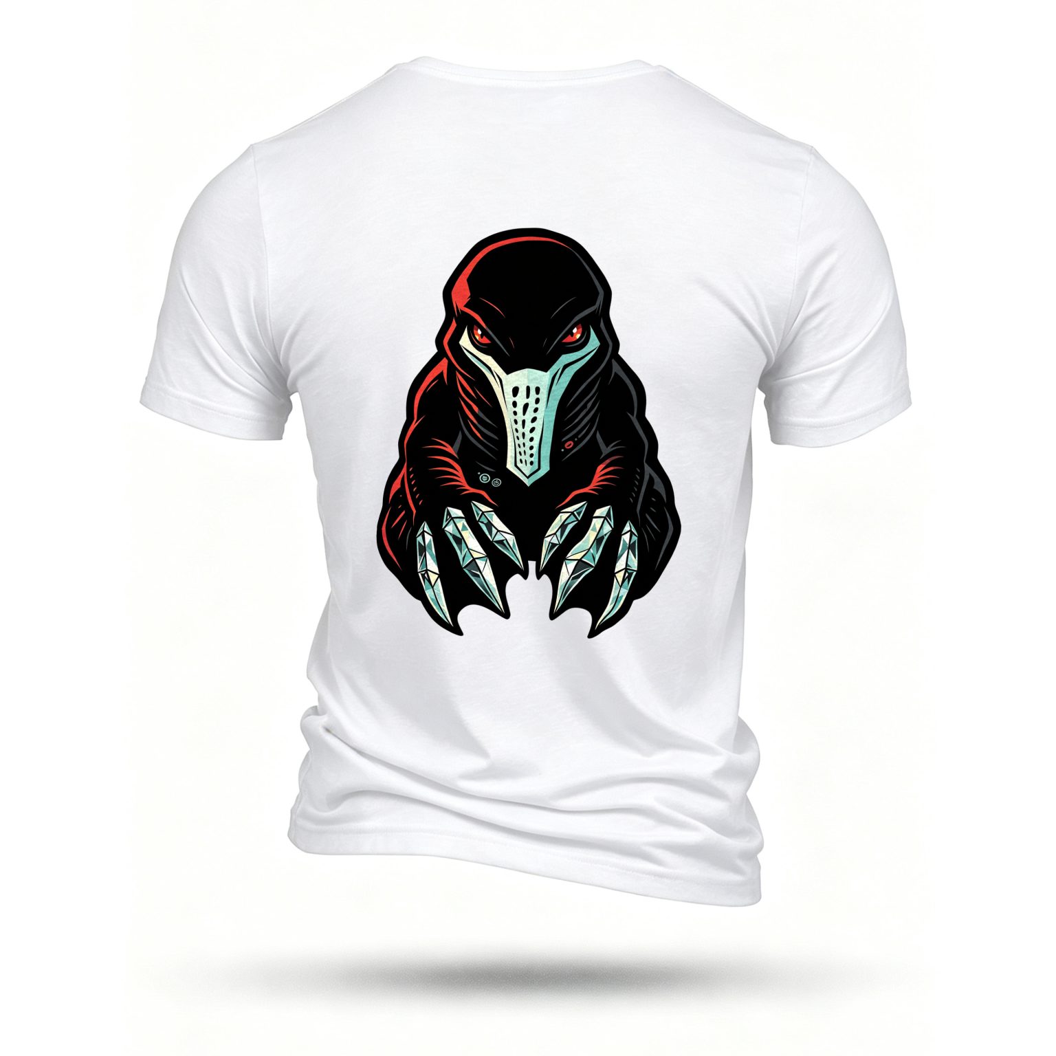 White T-shirt, back print