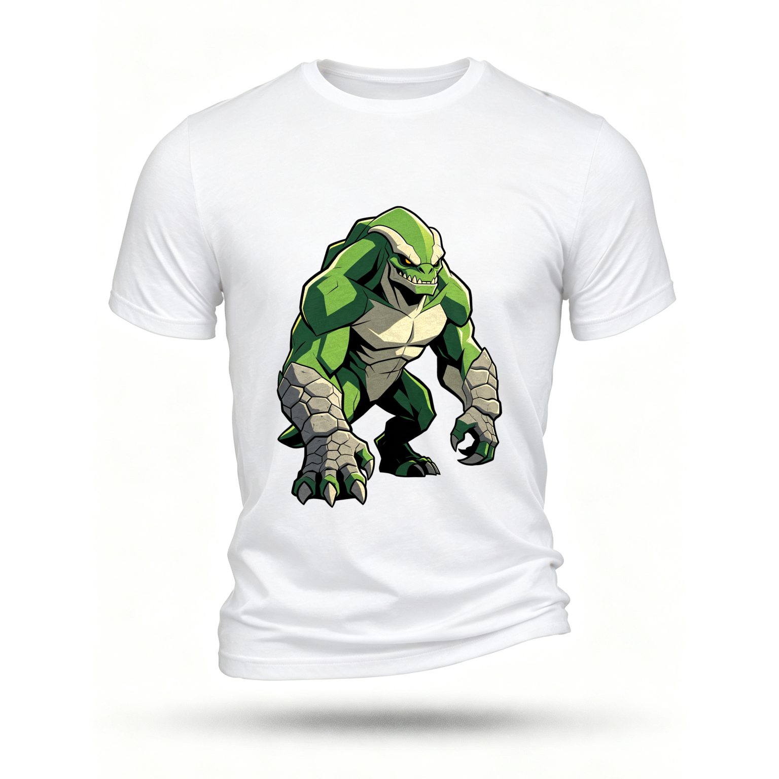 White T-shirt, front print