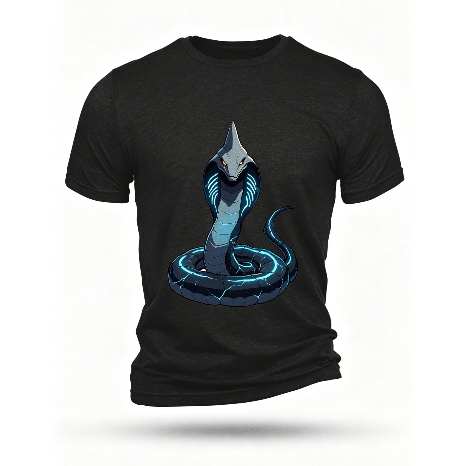 Black T-shirt, front print