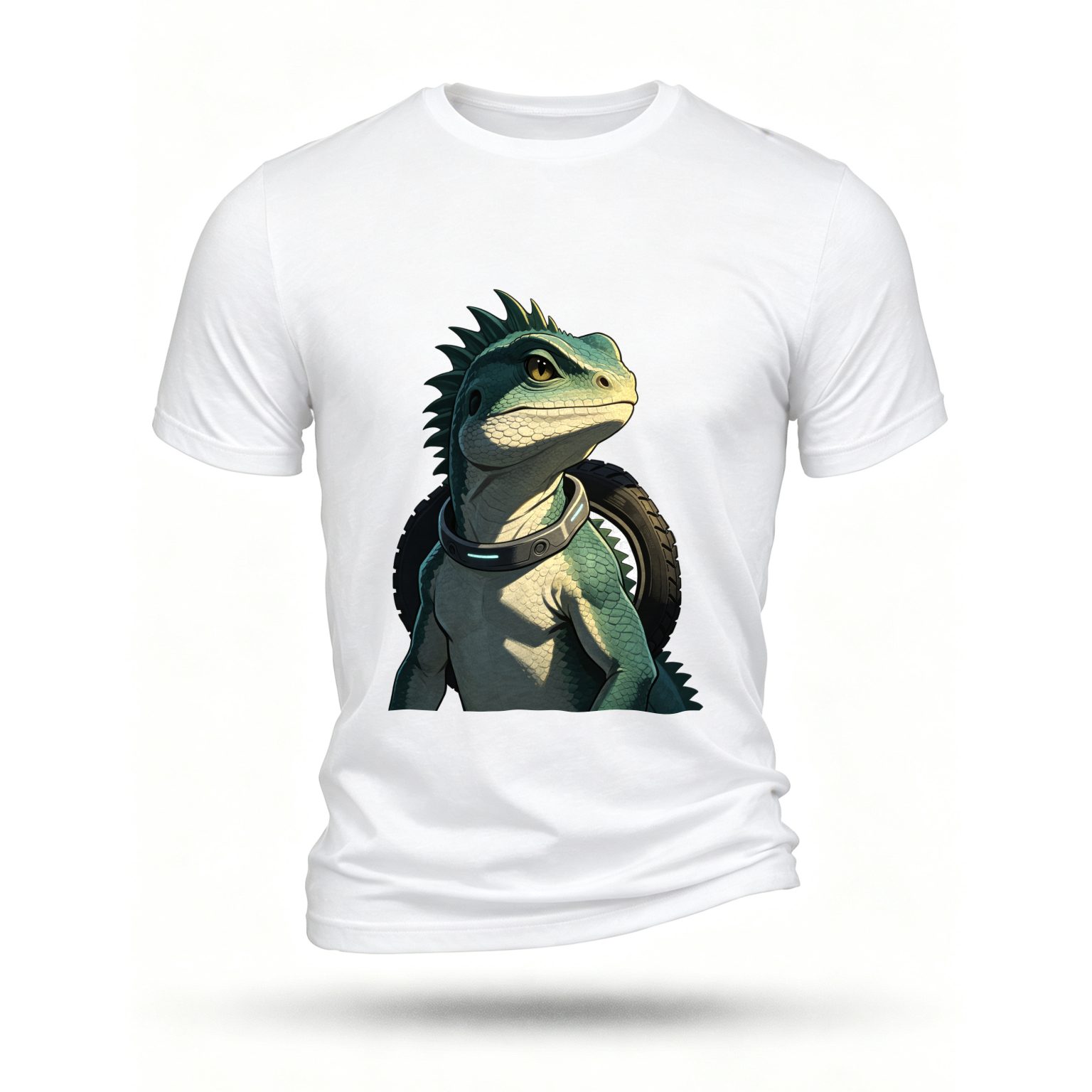 White T-shirt, front print