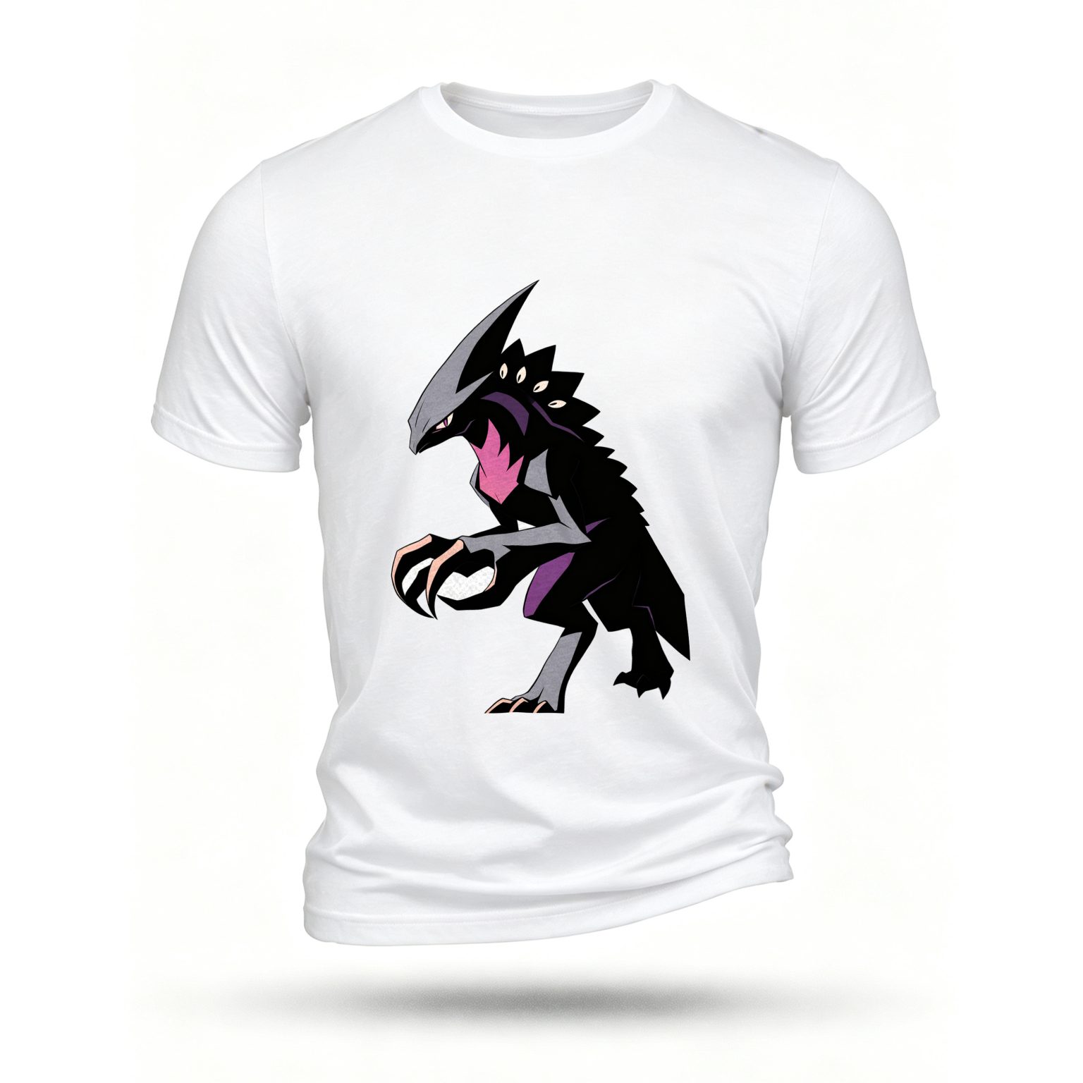 White T-shirt, front print