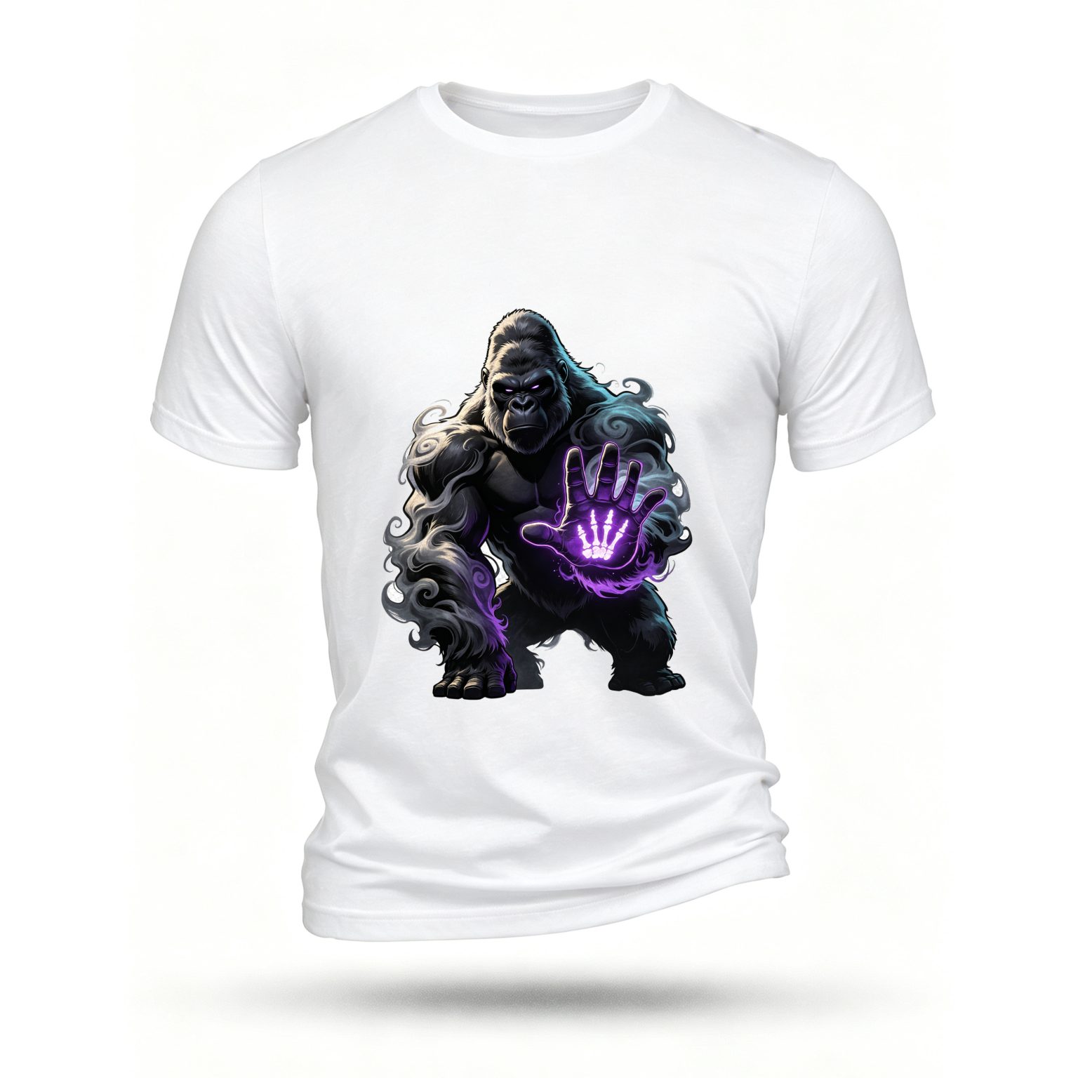 White T-shirt, front print