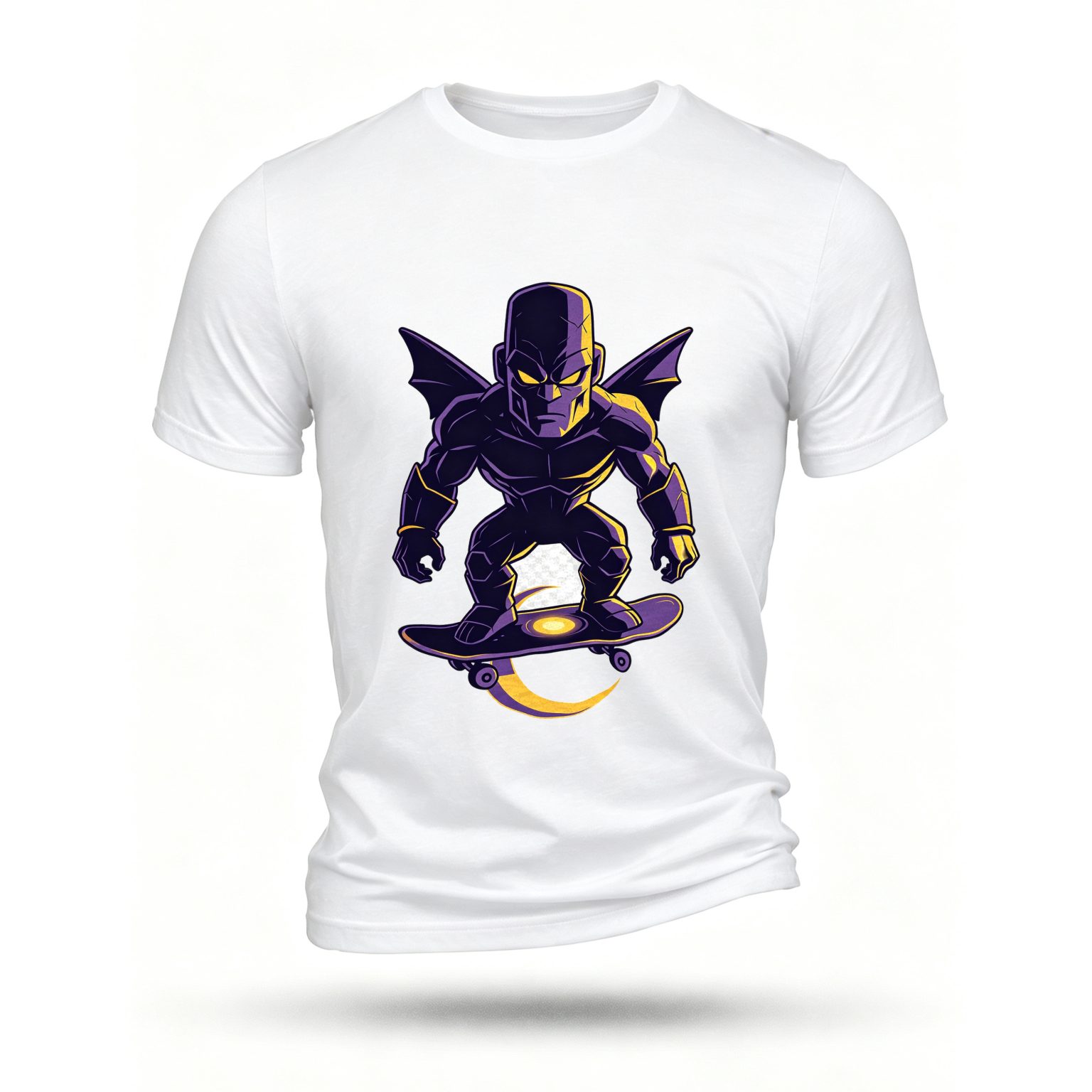 White T-shirt, front print