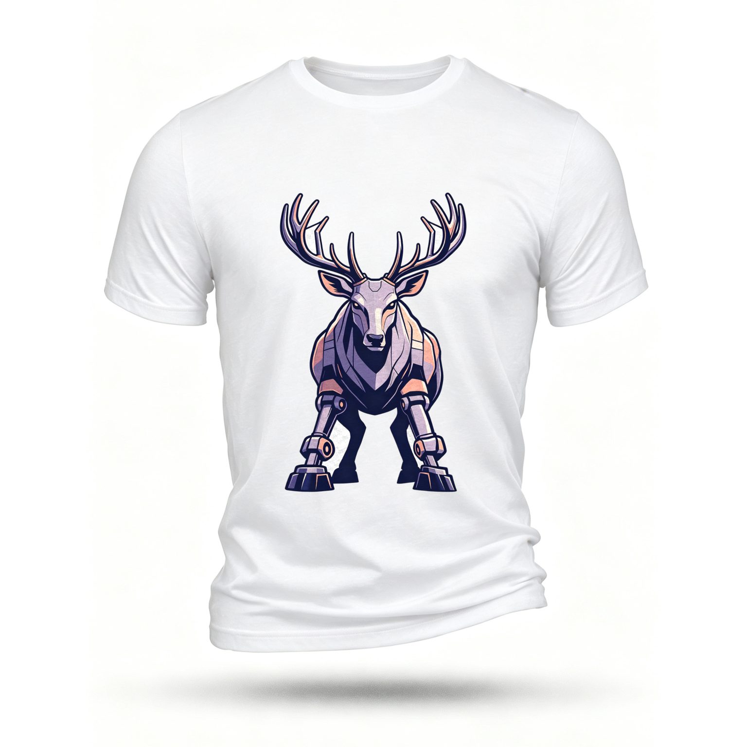 White T-shirt, front print