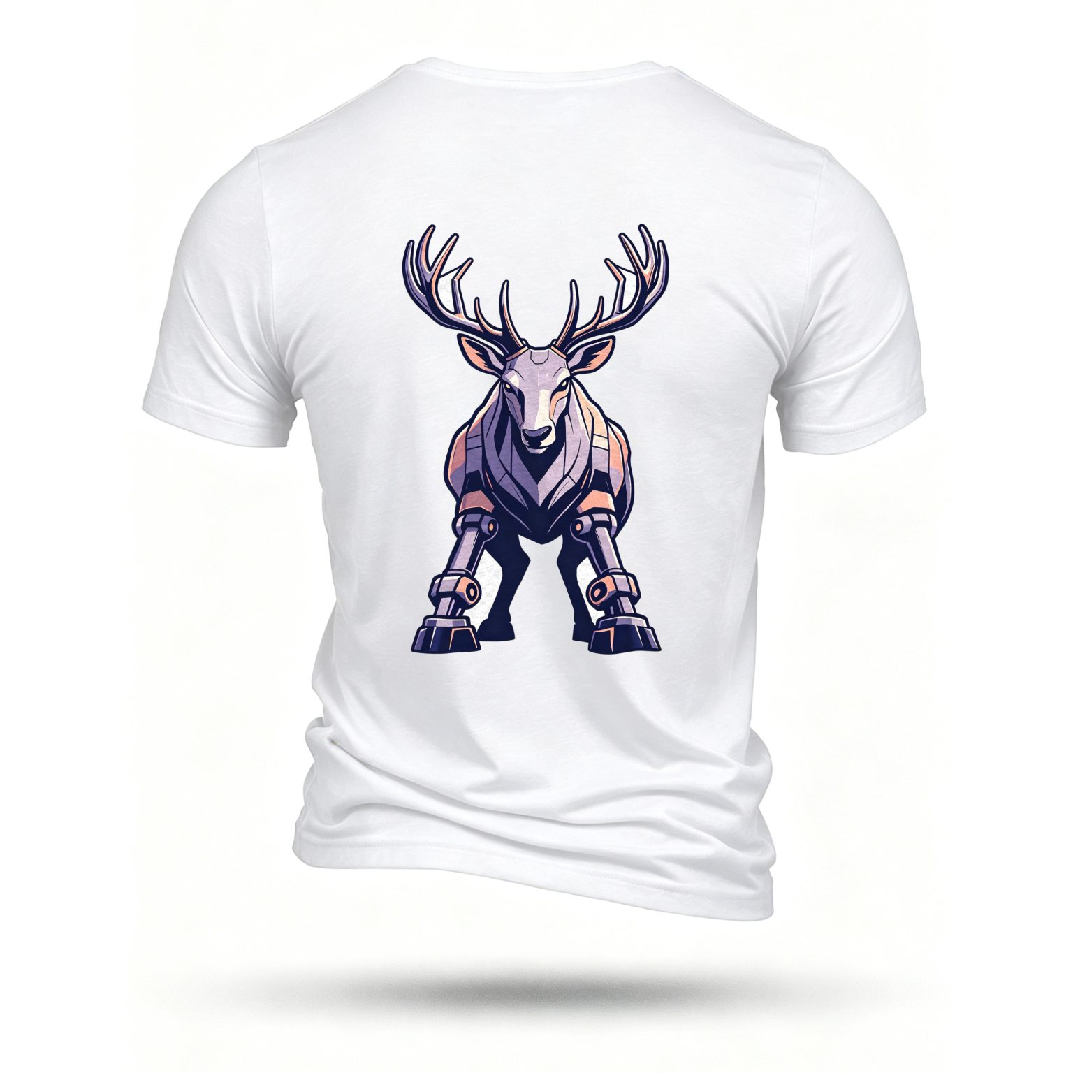 White T-shirt, back print