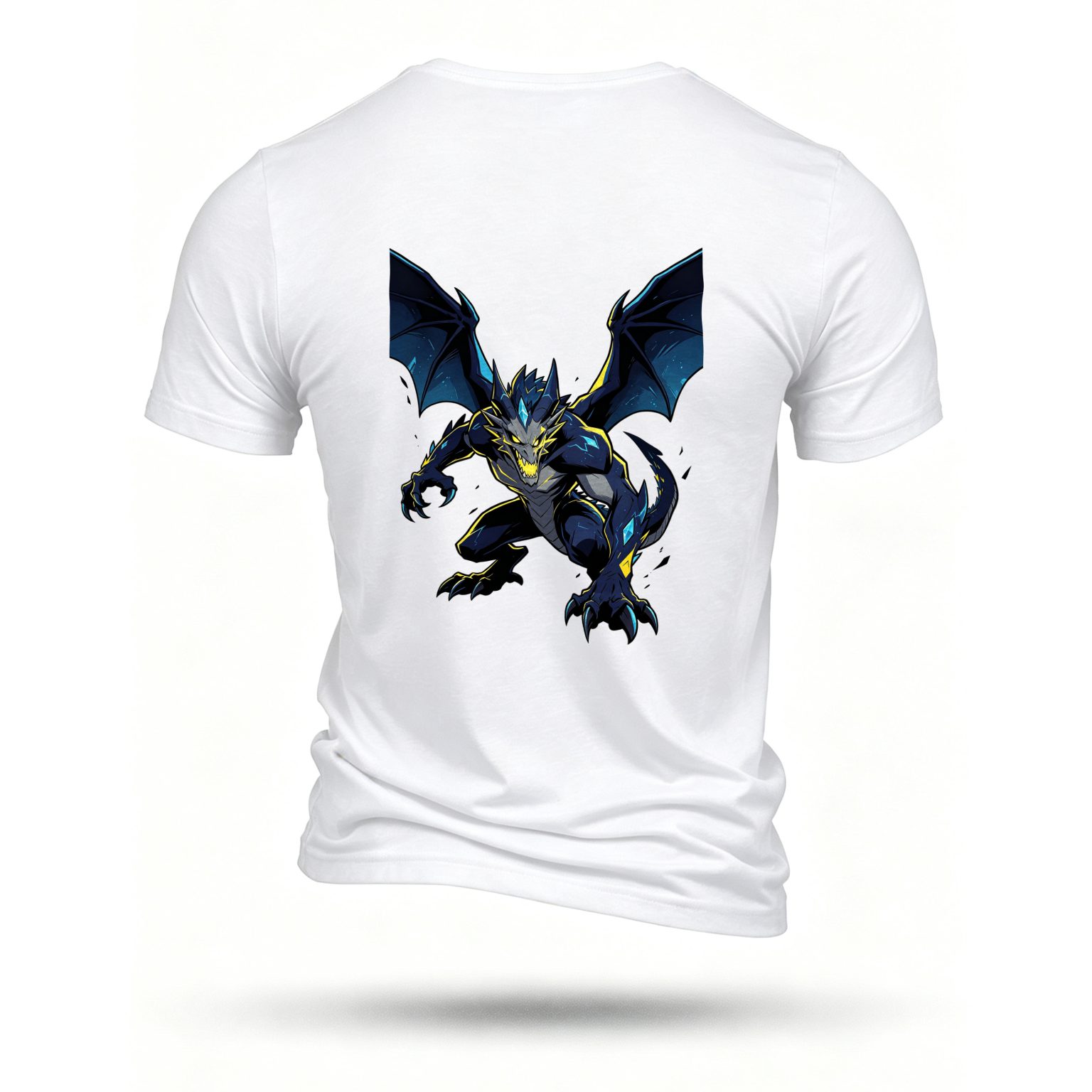 White T-shirt, back print