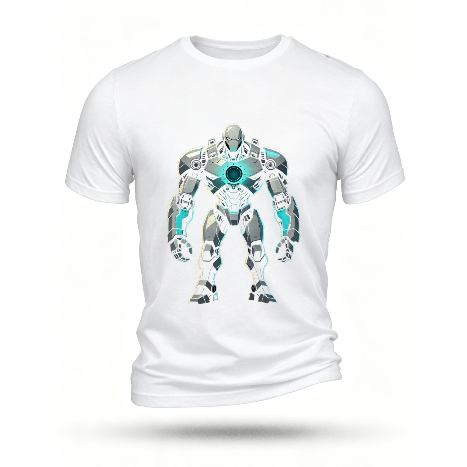 White T-shirt, front print